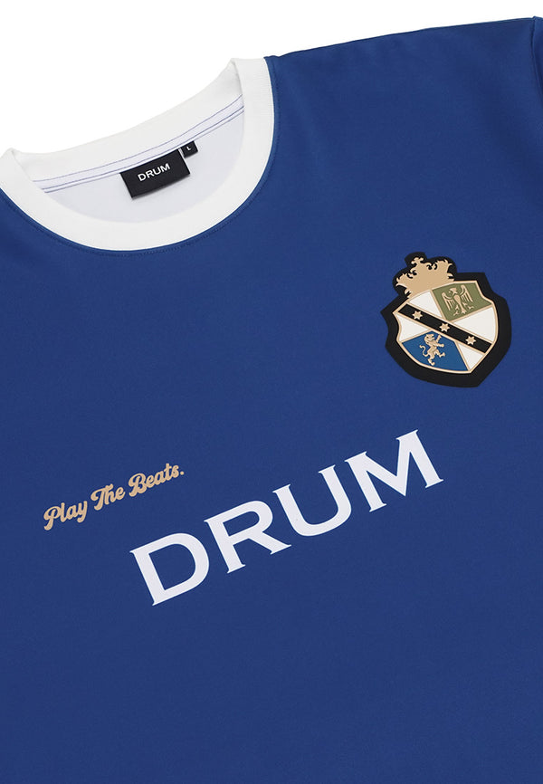 DRUM SELECT Logo Oversized Jersey - Blue