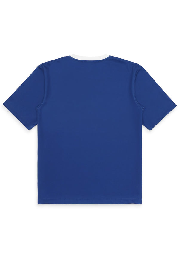 DRUM SELECT Logo Oversized Jersey - Blue