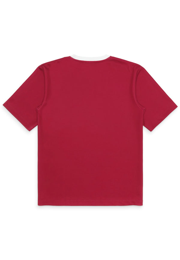 DRUM SELECT Logo Oversized Jersey - Red