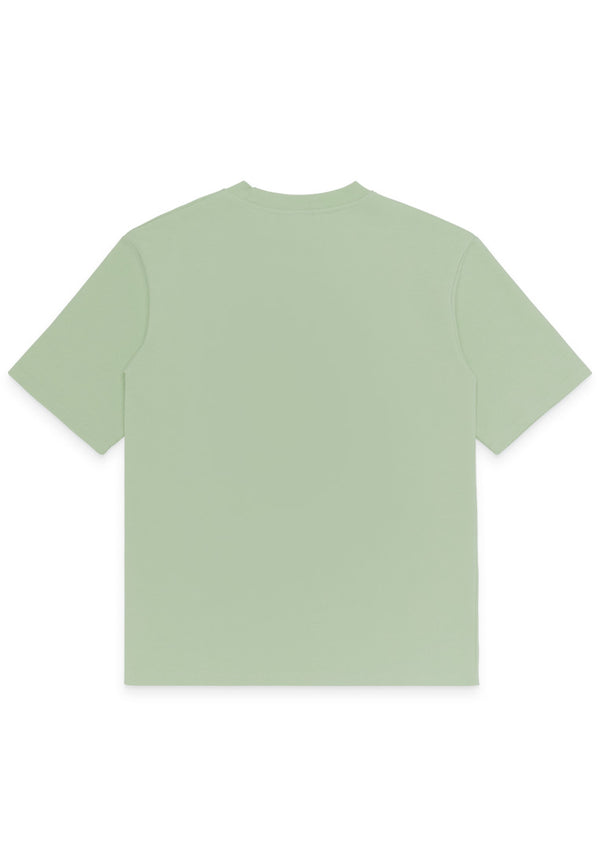 DRUM SELECT Logo Toweling Oversized Tee- Green