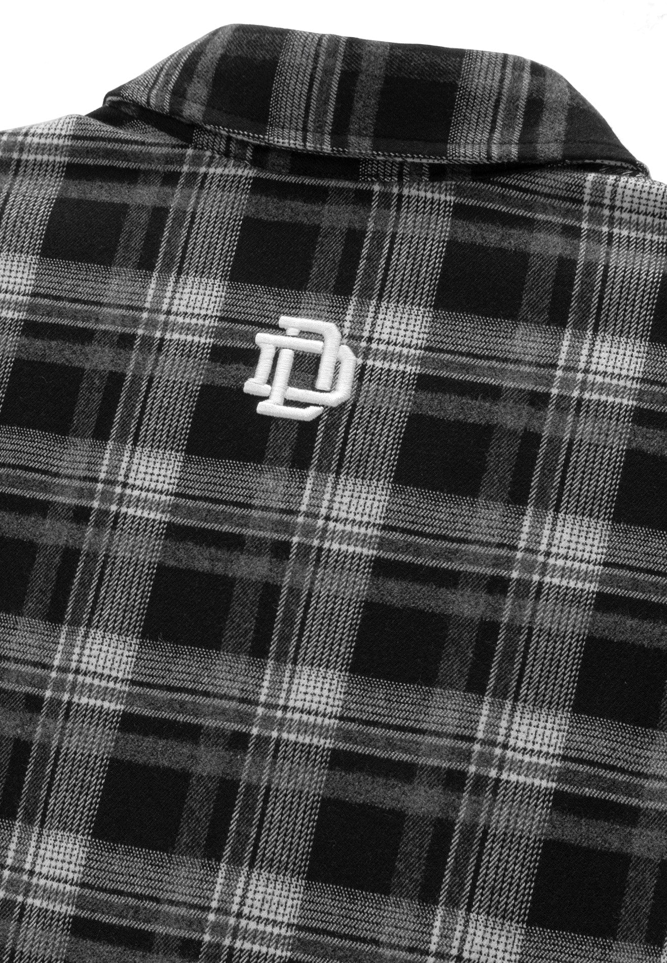 DRUM S. Checkmate Edition Short Sleeve Boxy Shirt- Black