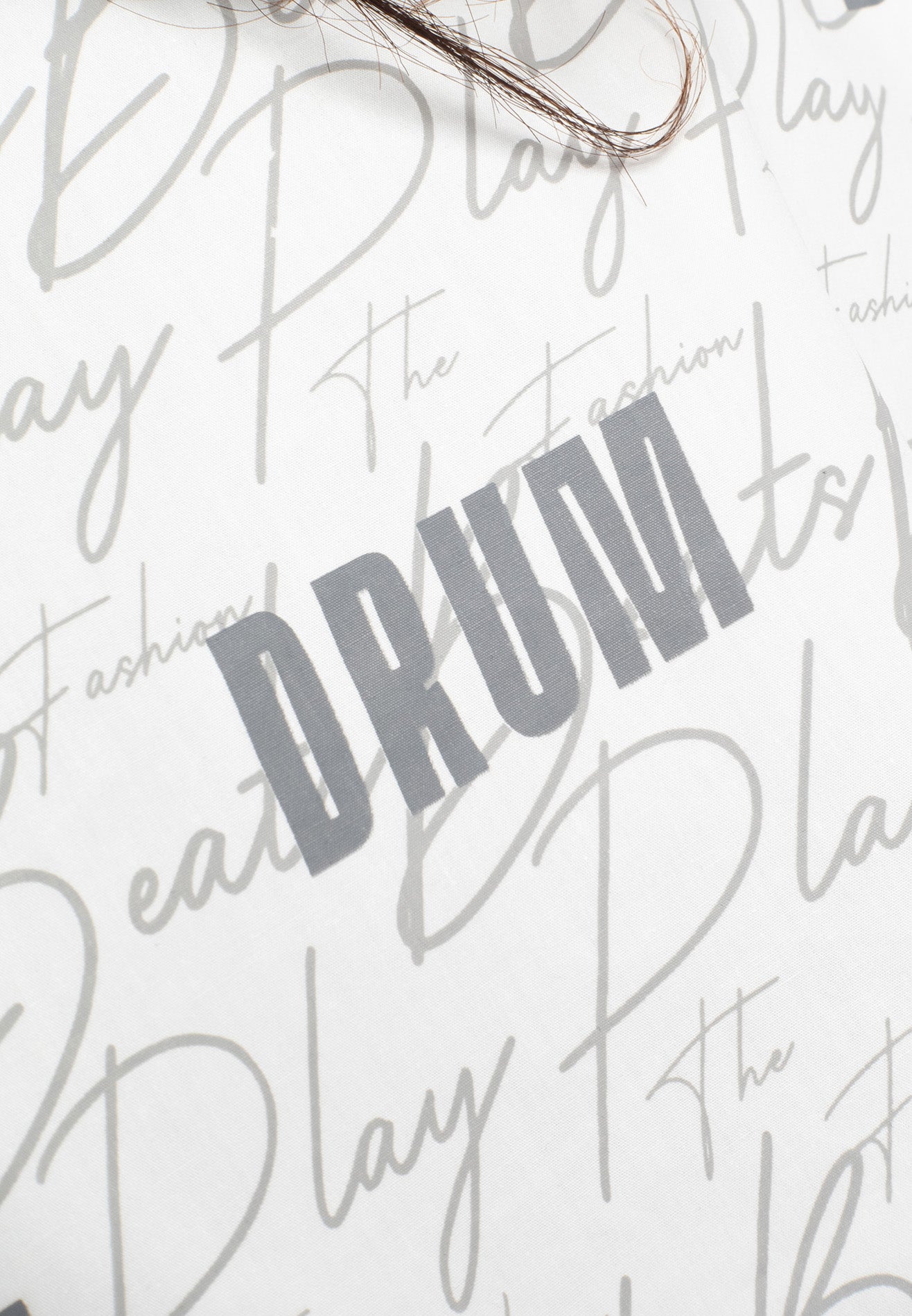 Select Women Full Print Short Sleeve Crop Shirt- White