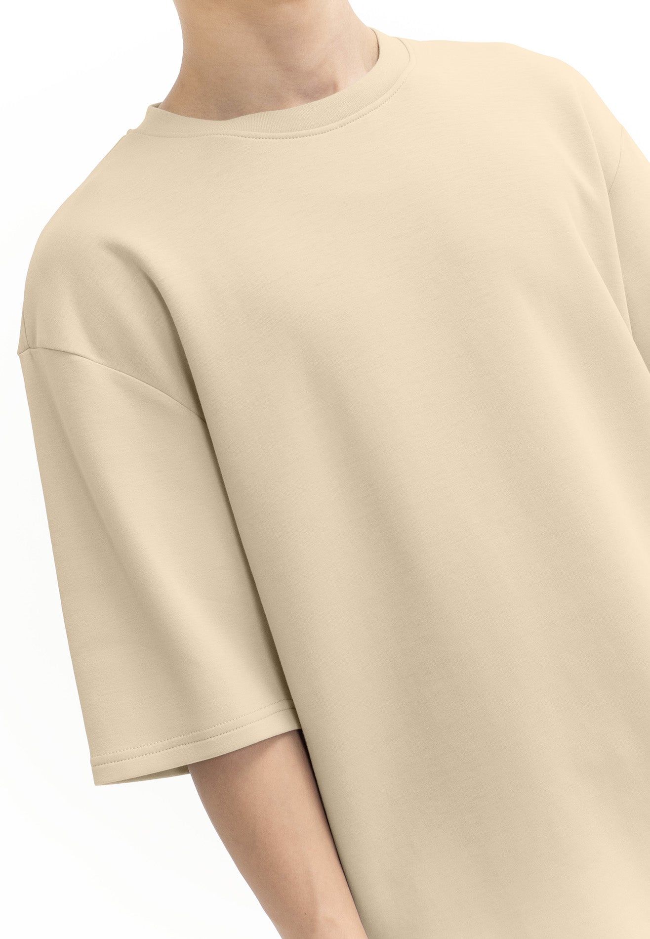 DRUM Select Oversized Comfy Short Sleeve Tee- Khaki