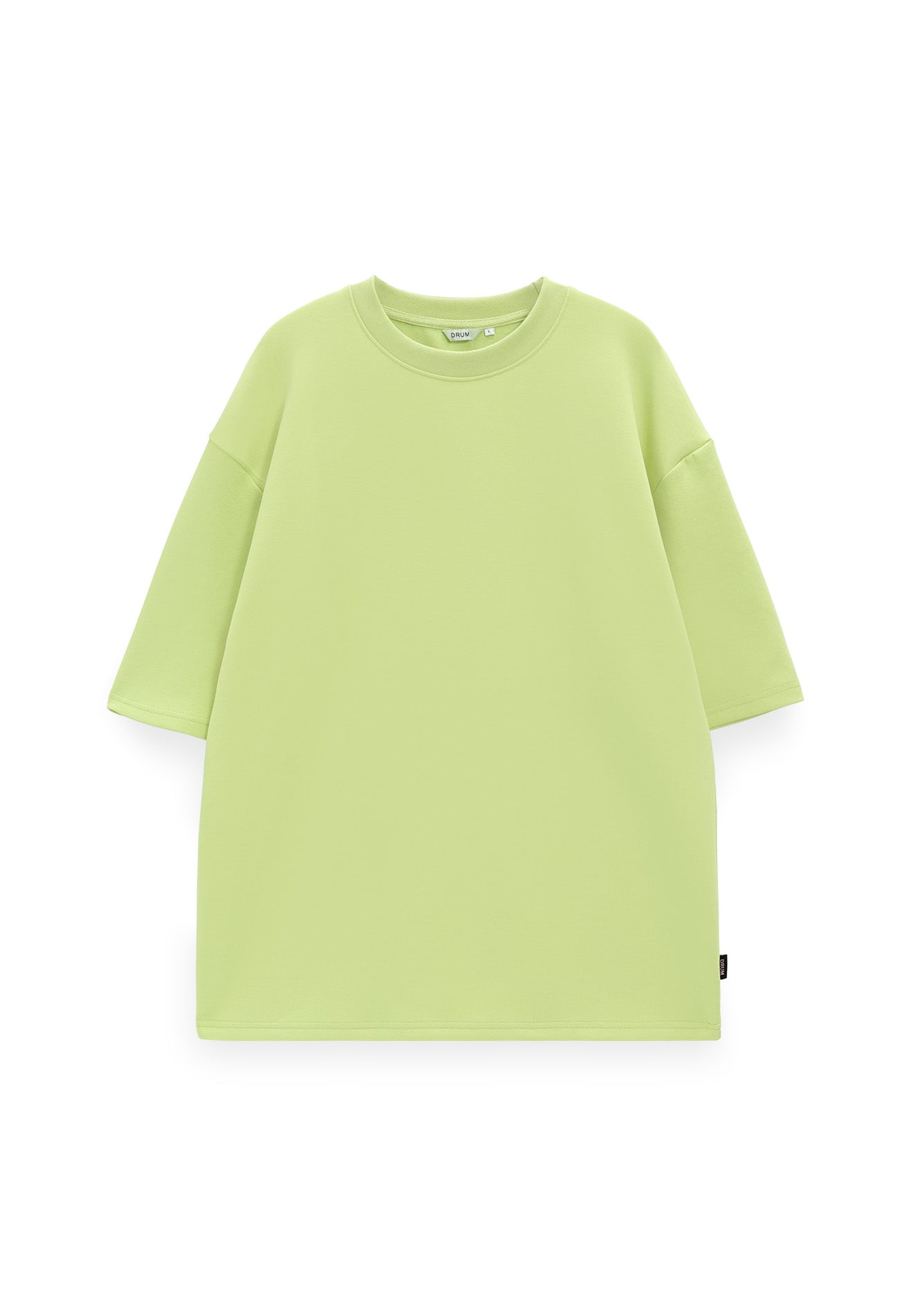 Select Oversized Casual Short Sleeve Tee- Light Green