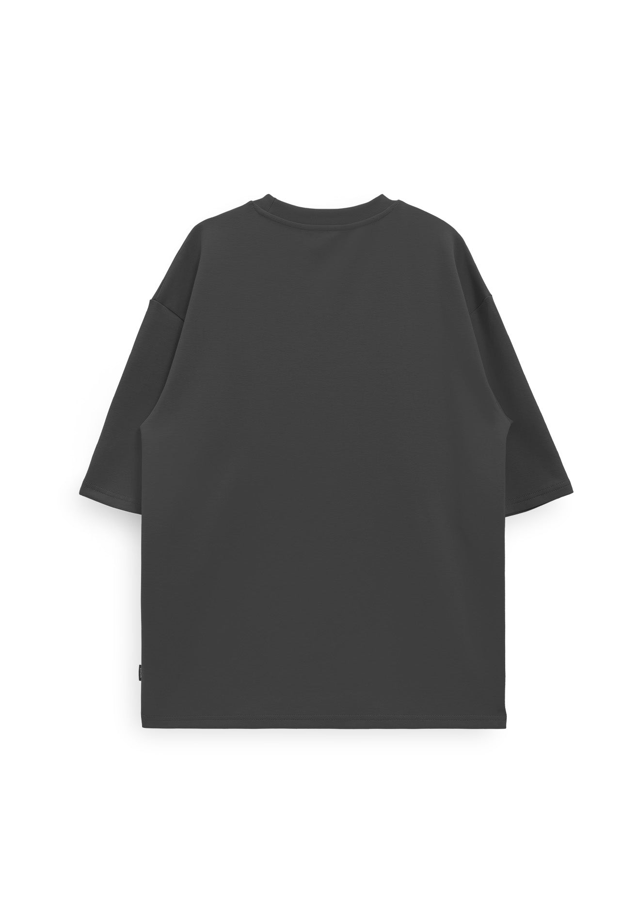 Select Oversized Casual Short Sleeve Tee- Dark Grey