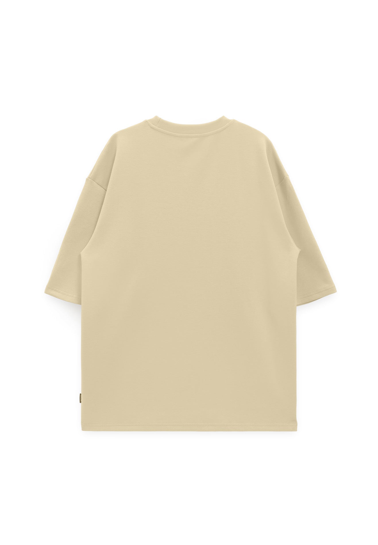 Select Oversized Casual Short Sleeve Tee- Khaki