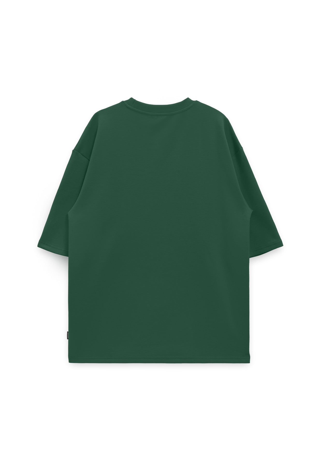 Select Oversized Casual Short Sleeve Tee- Dark Green