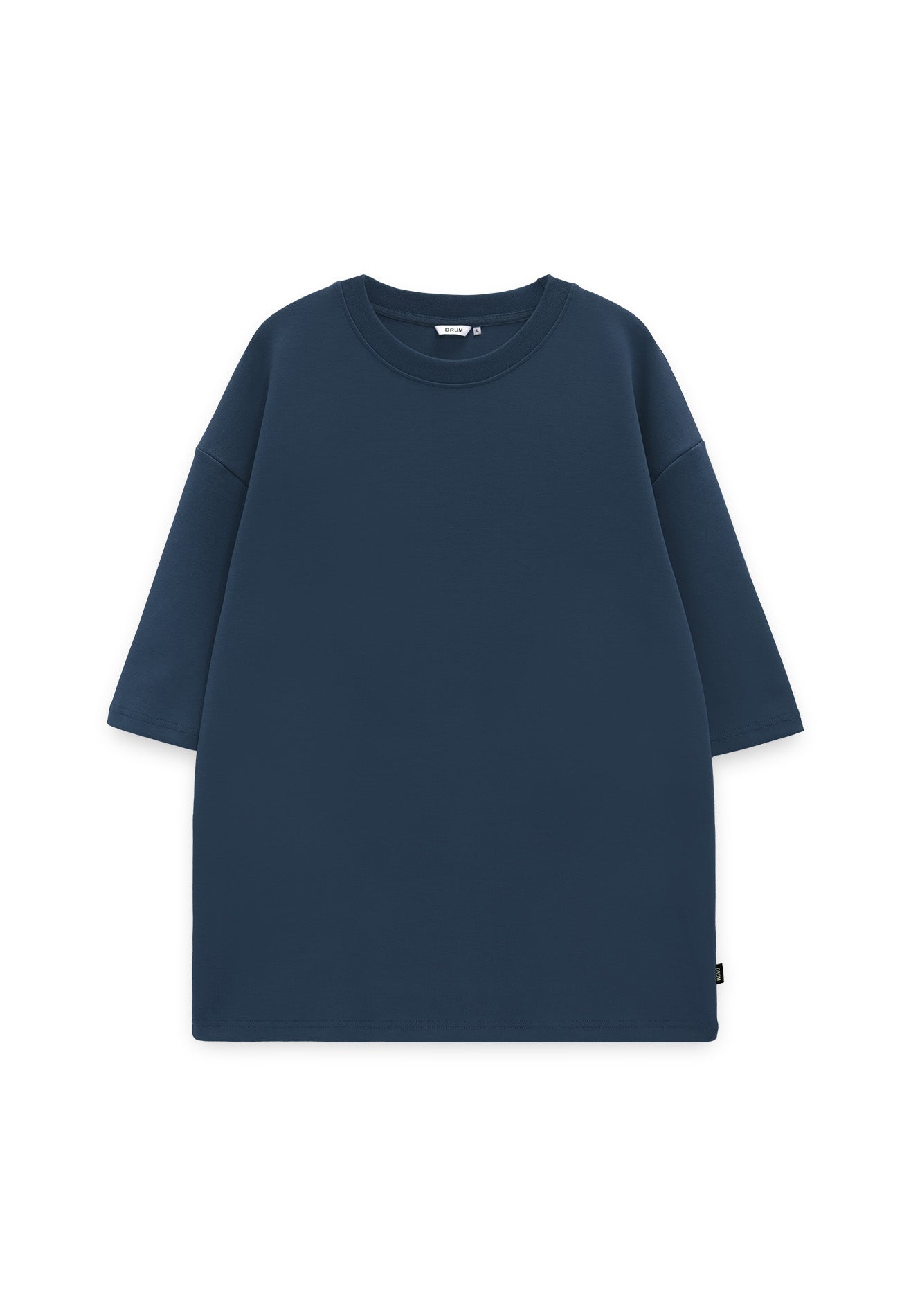 Select Colour Classic Oversized Tee- Navy