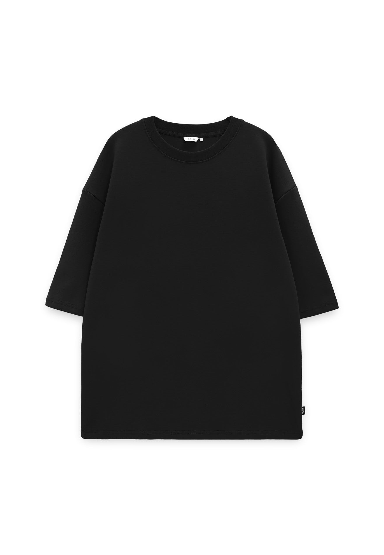 Select Colour Classic Oversized Tee- Black