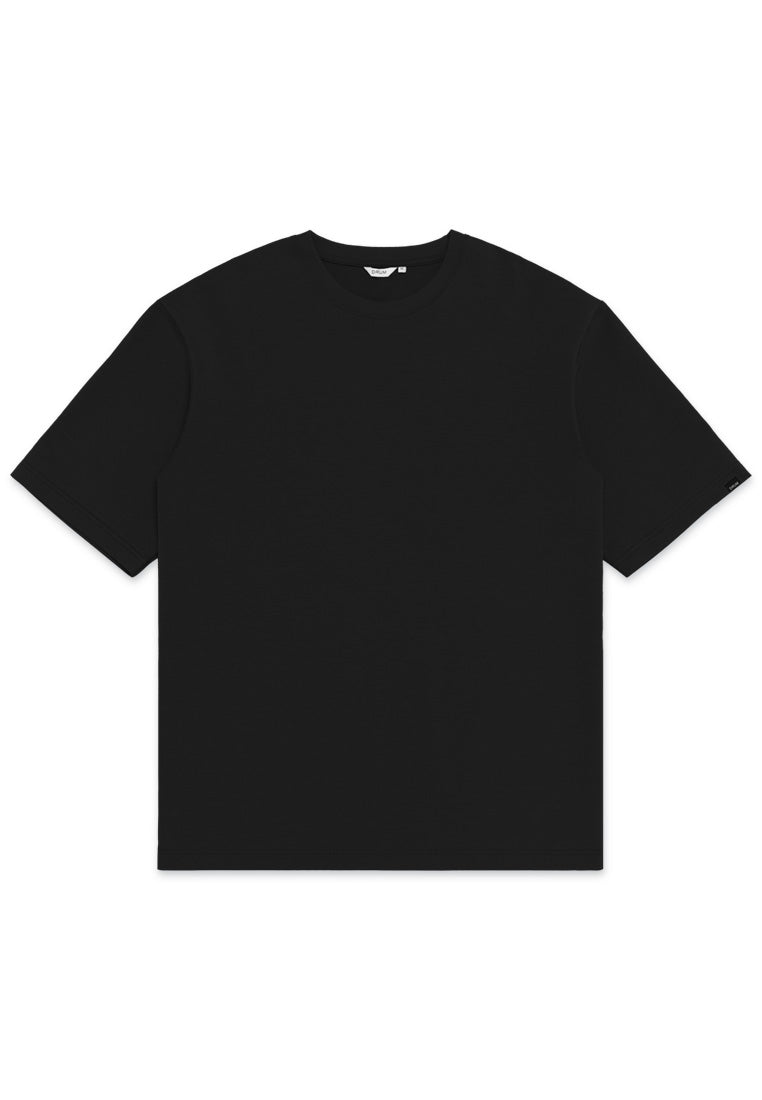DRUM SELECT Casual Oversized Tee- Black