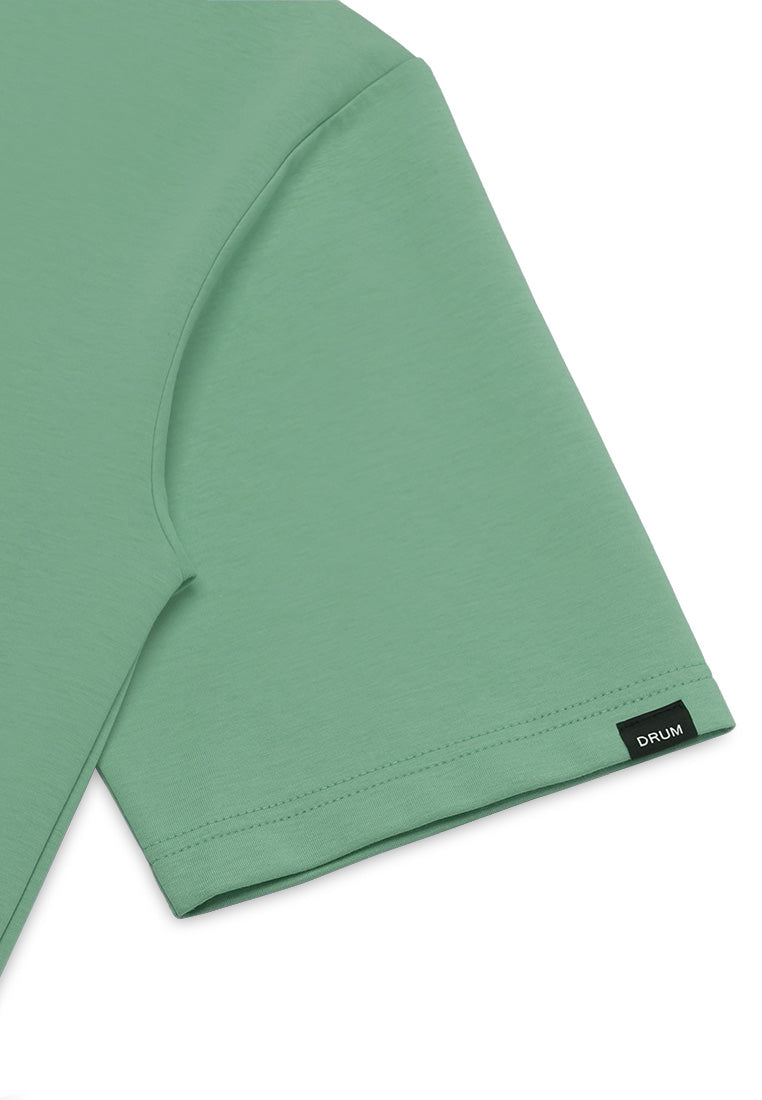 DRUM SELECT Casual Oversized Tee- Green