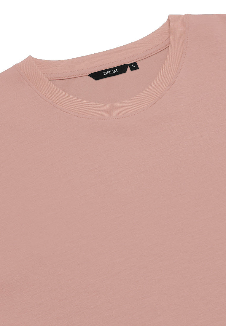 DRUM SELECT Basic Oversized Tee- Pink