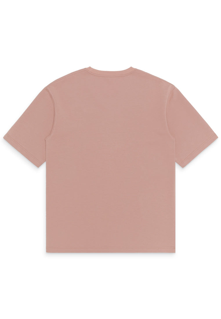 DRUM SELECT Basic Oversized Tee- Pink