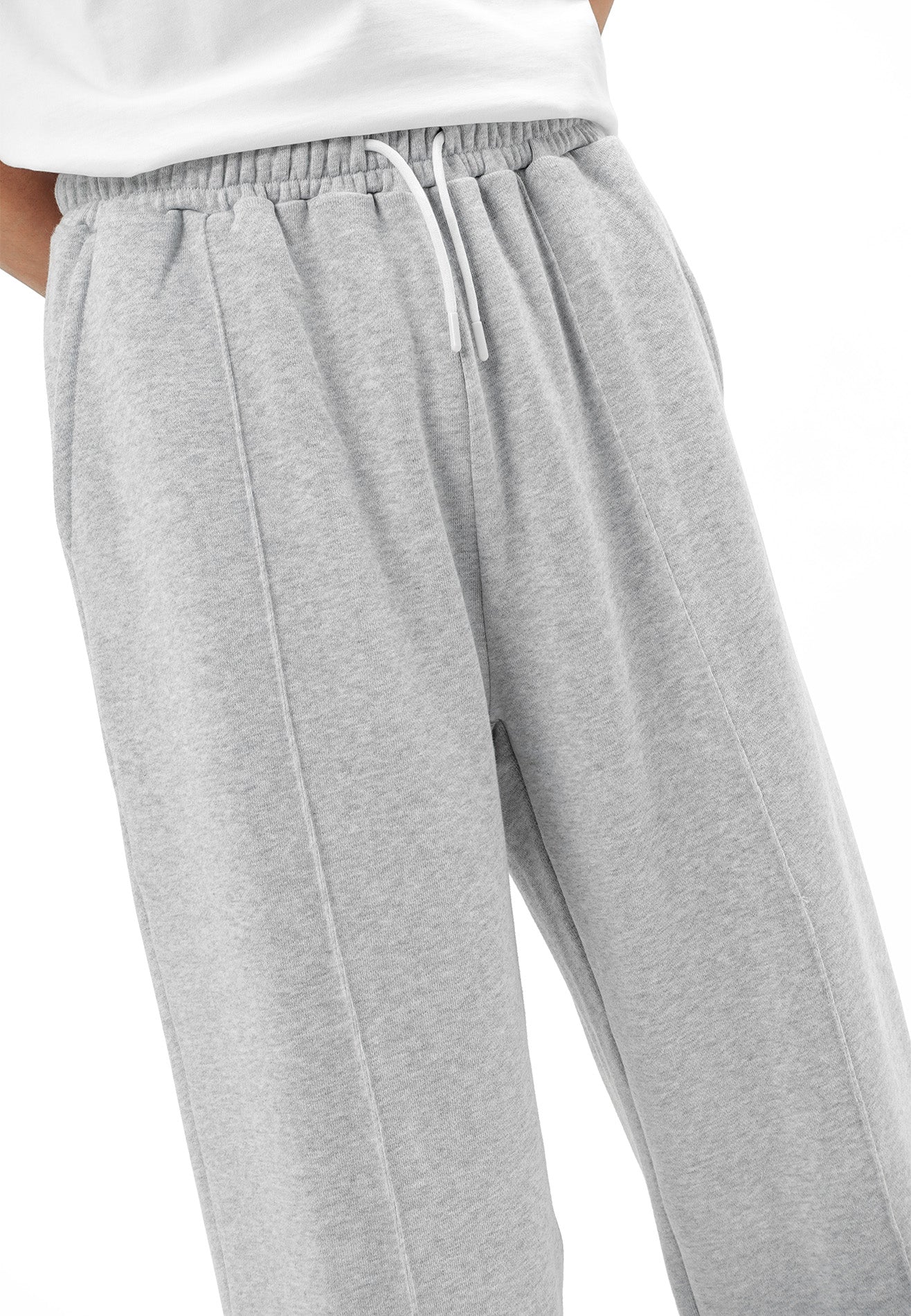 DRUM SELECT Pocket details Sweatpants- Grey