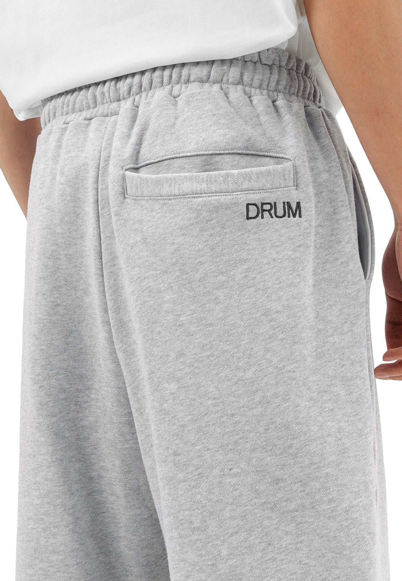 DRUM SELECT Pocket details Sweatpants- Grey
