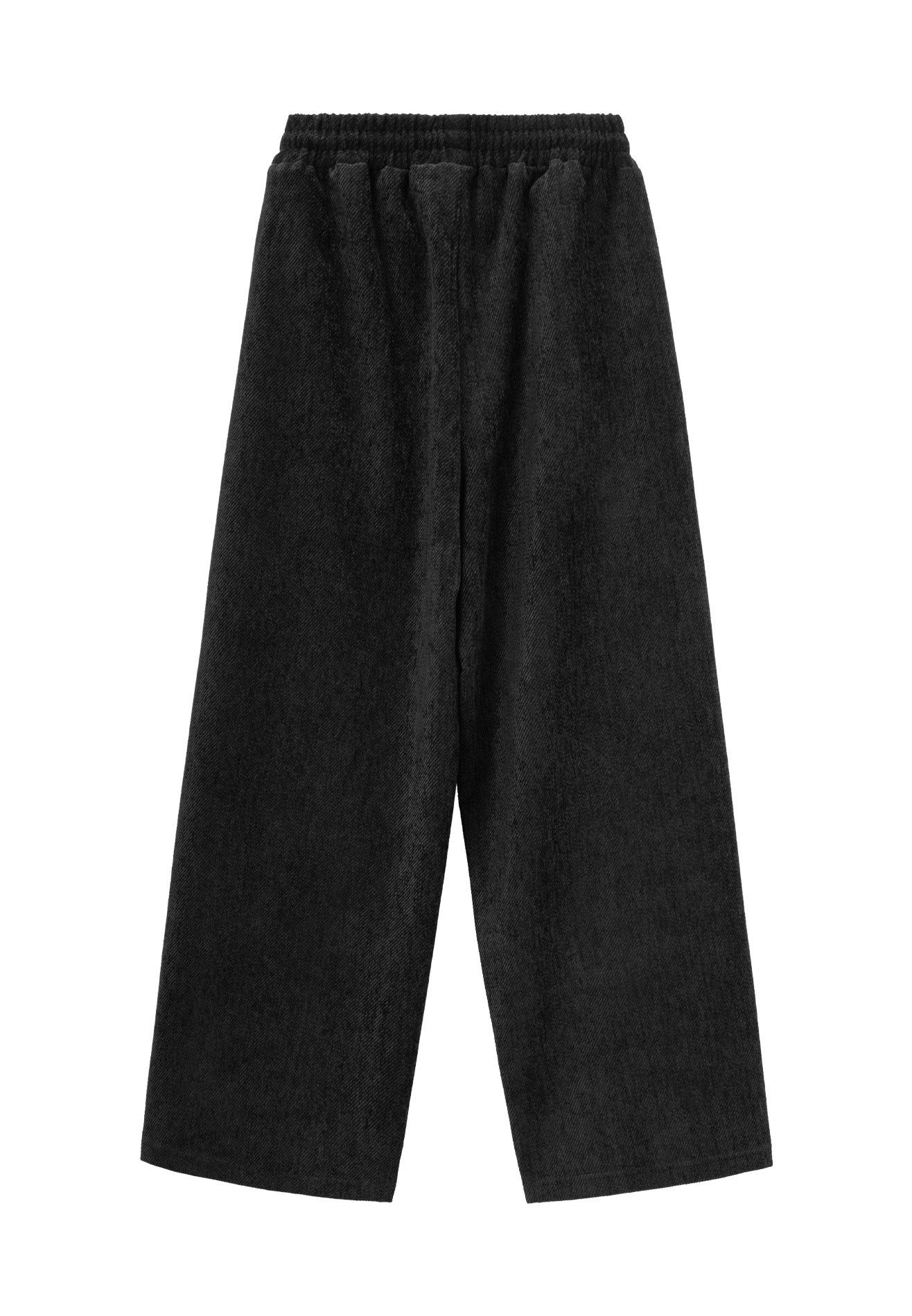 Drum x Kabilan Corduroy Logo Embroidery Sweatpants- Black