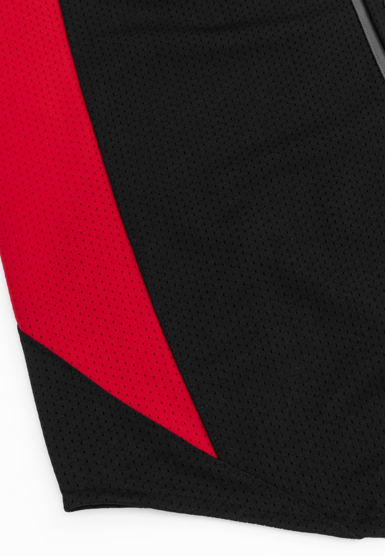 DRUM S. Reflective Patchwork Oversized Baseball Shirt- Black