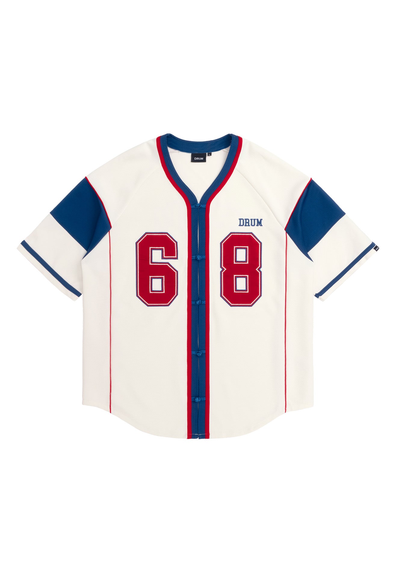 DRUM S. CNY Exclusive Baseball Shirt- White