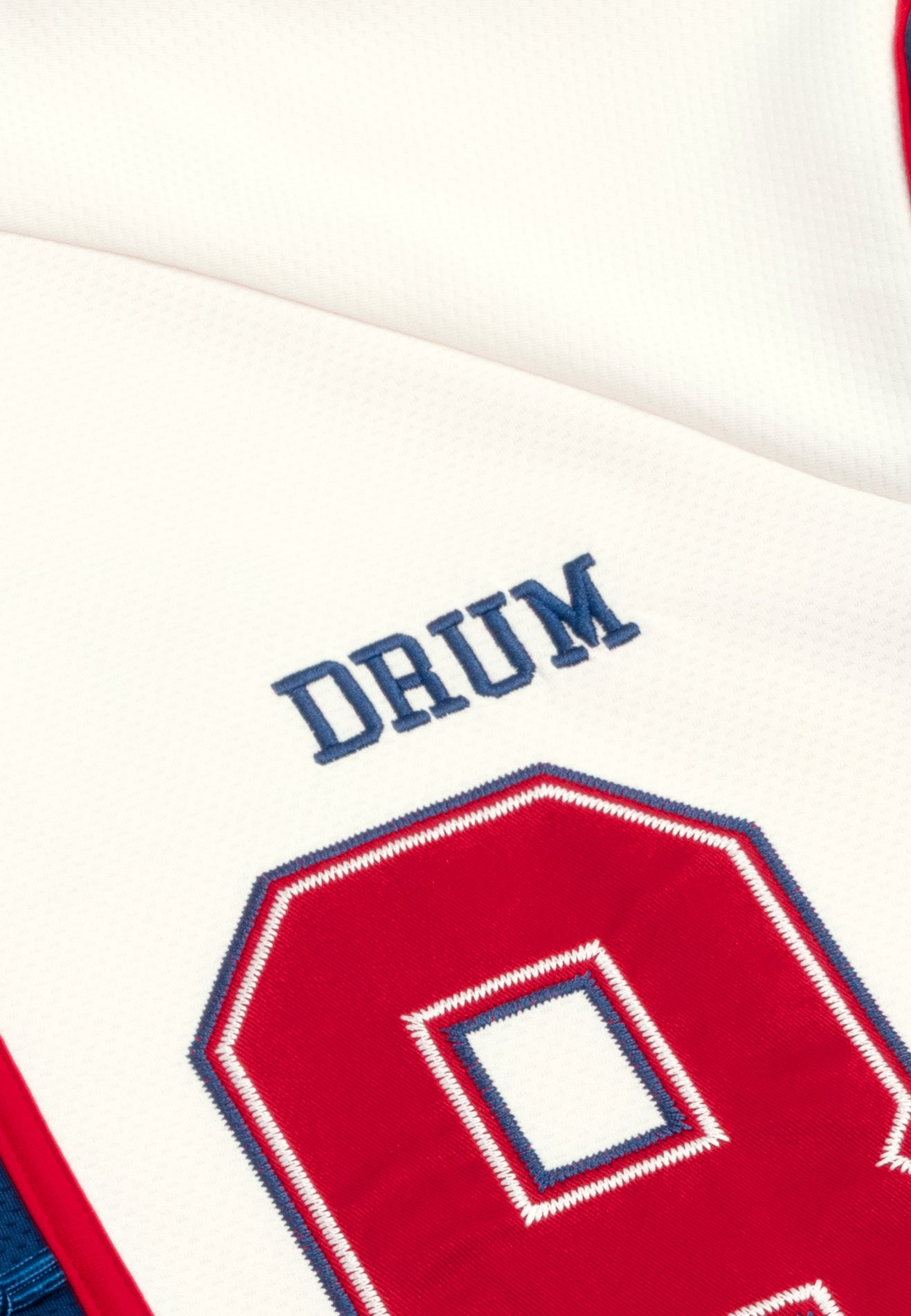 DRUM S. CNY Exclusive Baseball Shirt- White