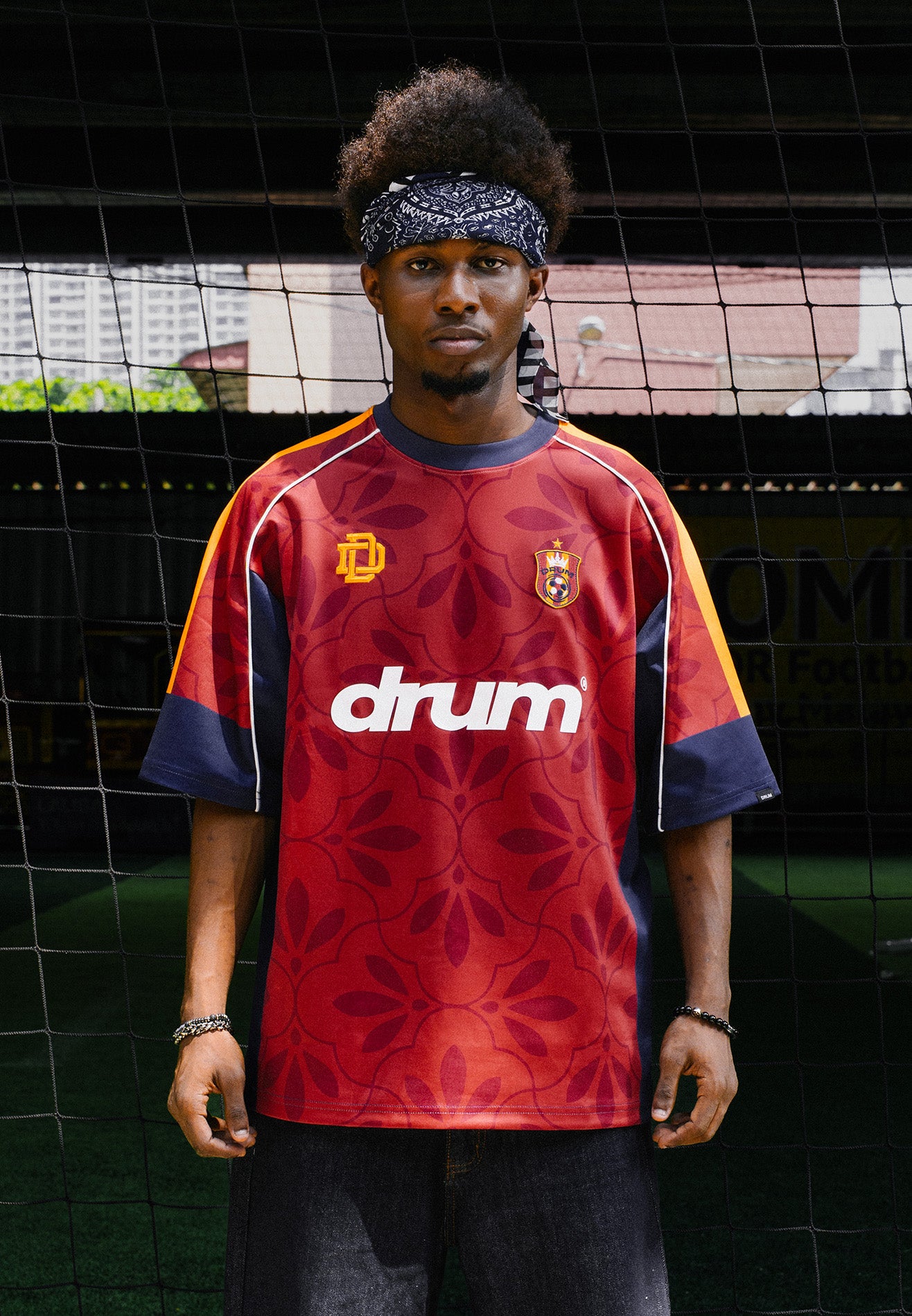 DRUM S. Football Collection No. 15 Jersey - Red