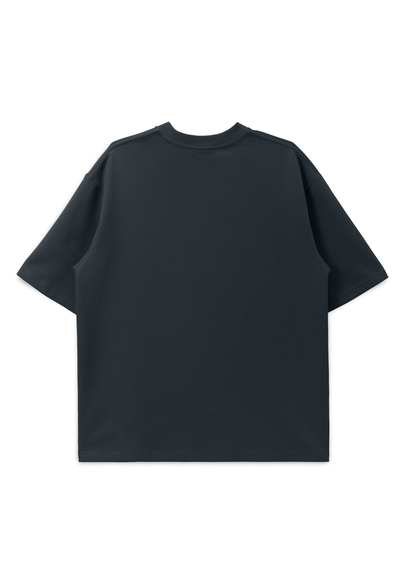 DRUM Essential Icon Embroidery Oversized Tee- Navy
