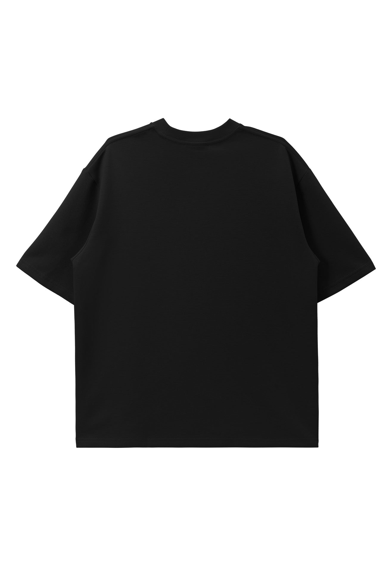 DRUM Essential Icon Embroidery Oversized Tee- Black