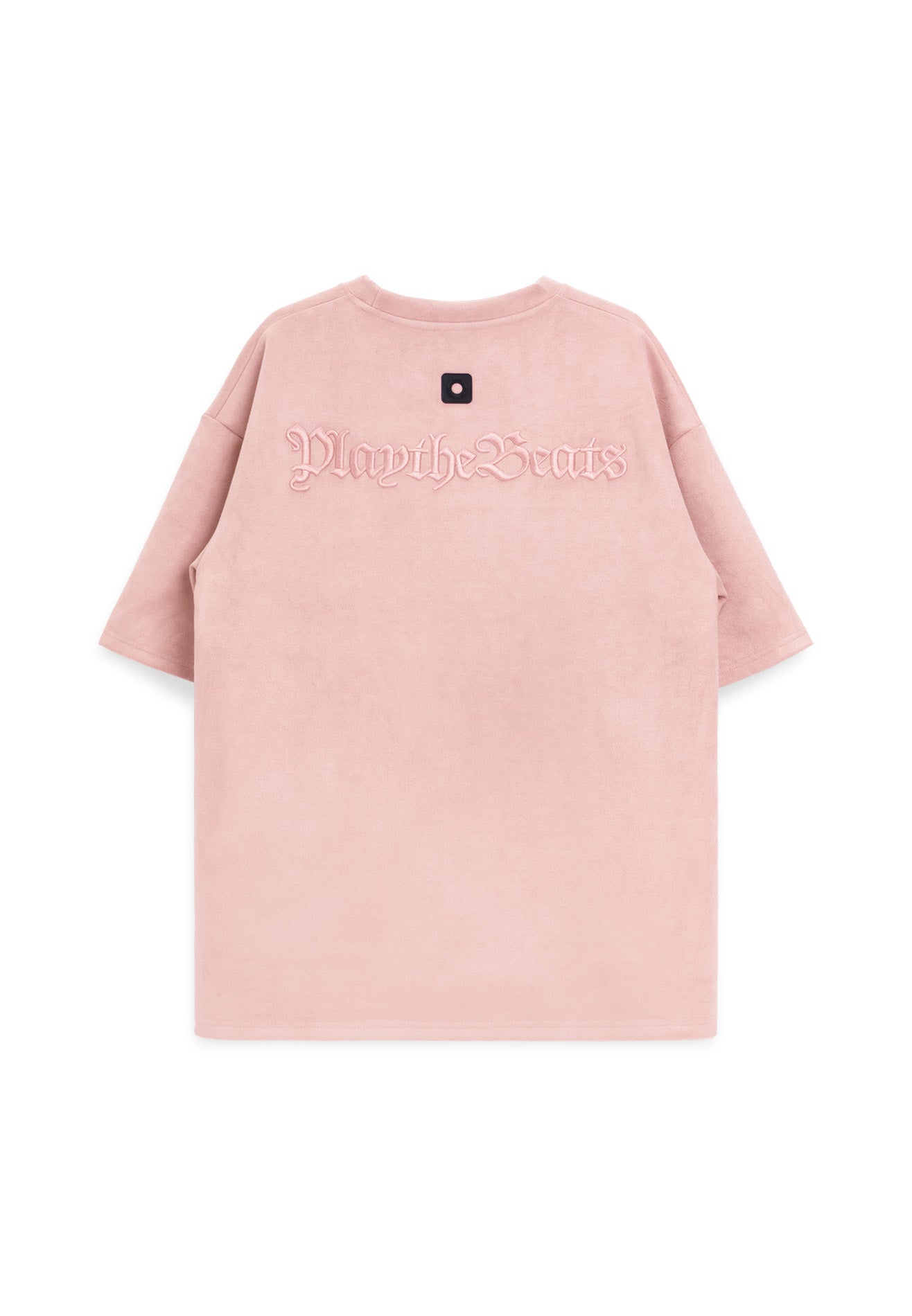 DRUM S. Velvety Oversized Tee- Light Pink