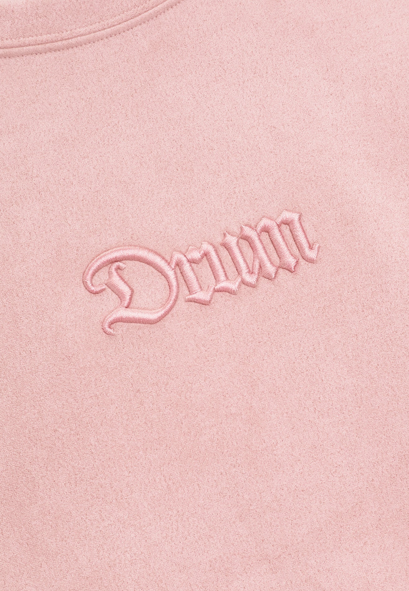 DRUM S. Velvety Oversized Tee- Light Pink
