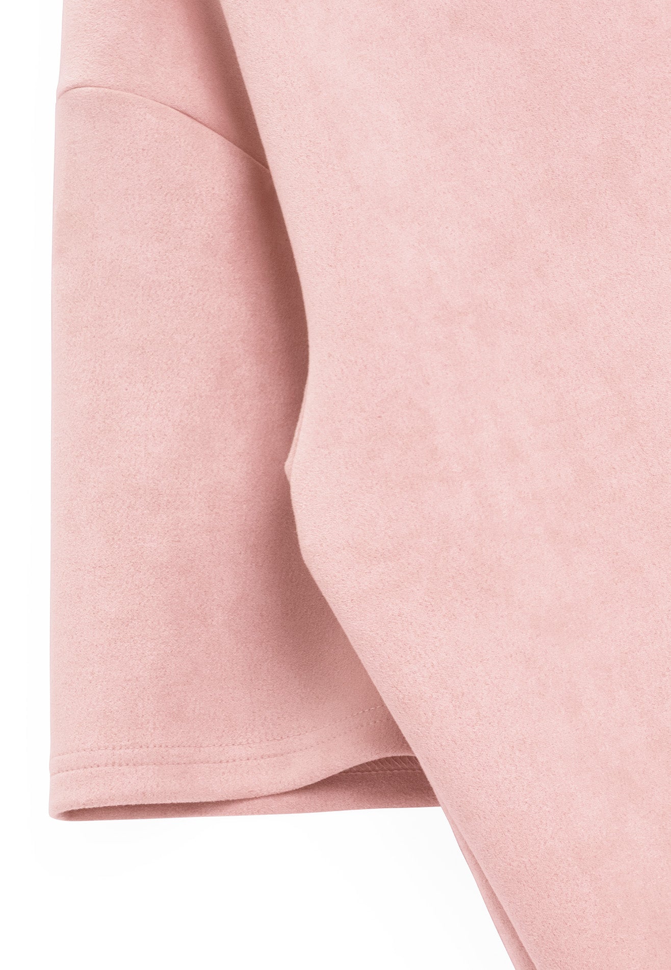 DRUM S. Velvety Oversized Tee- Light Pink