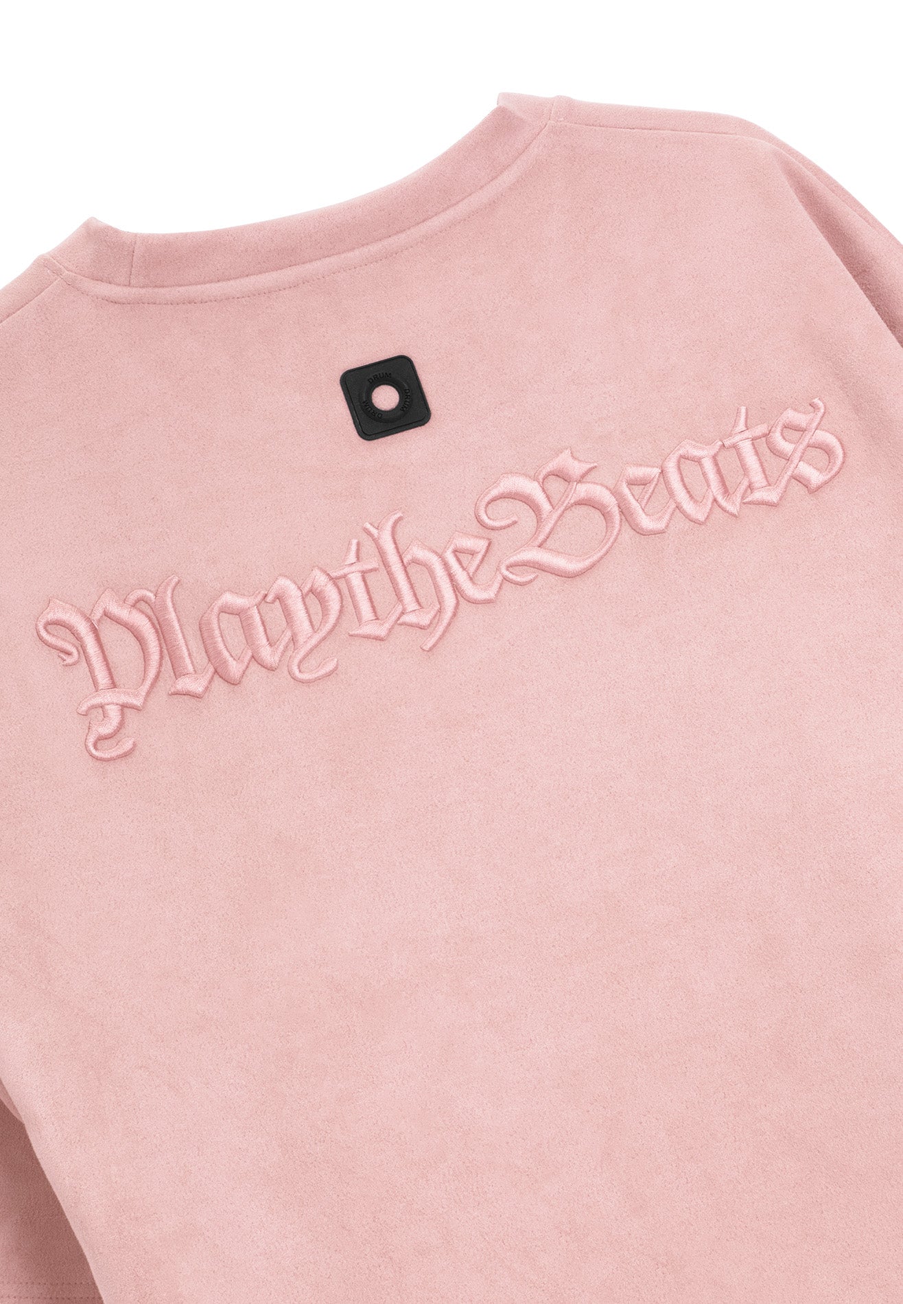 DRUM S. Velvety Oversized Tee- Light Pink