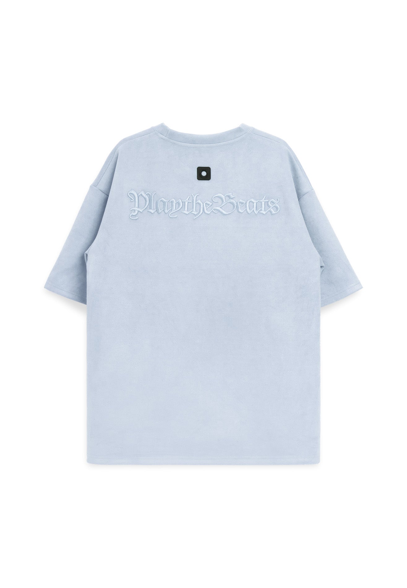 DRUM S. Velvety Oversized Tee- Light Blue