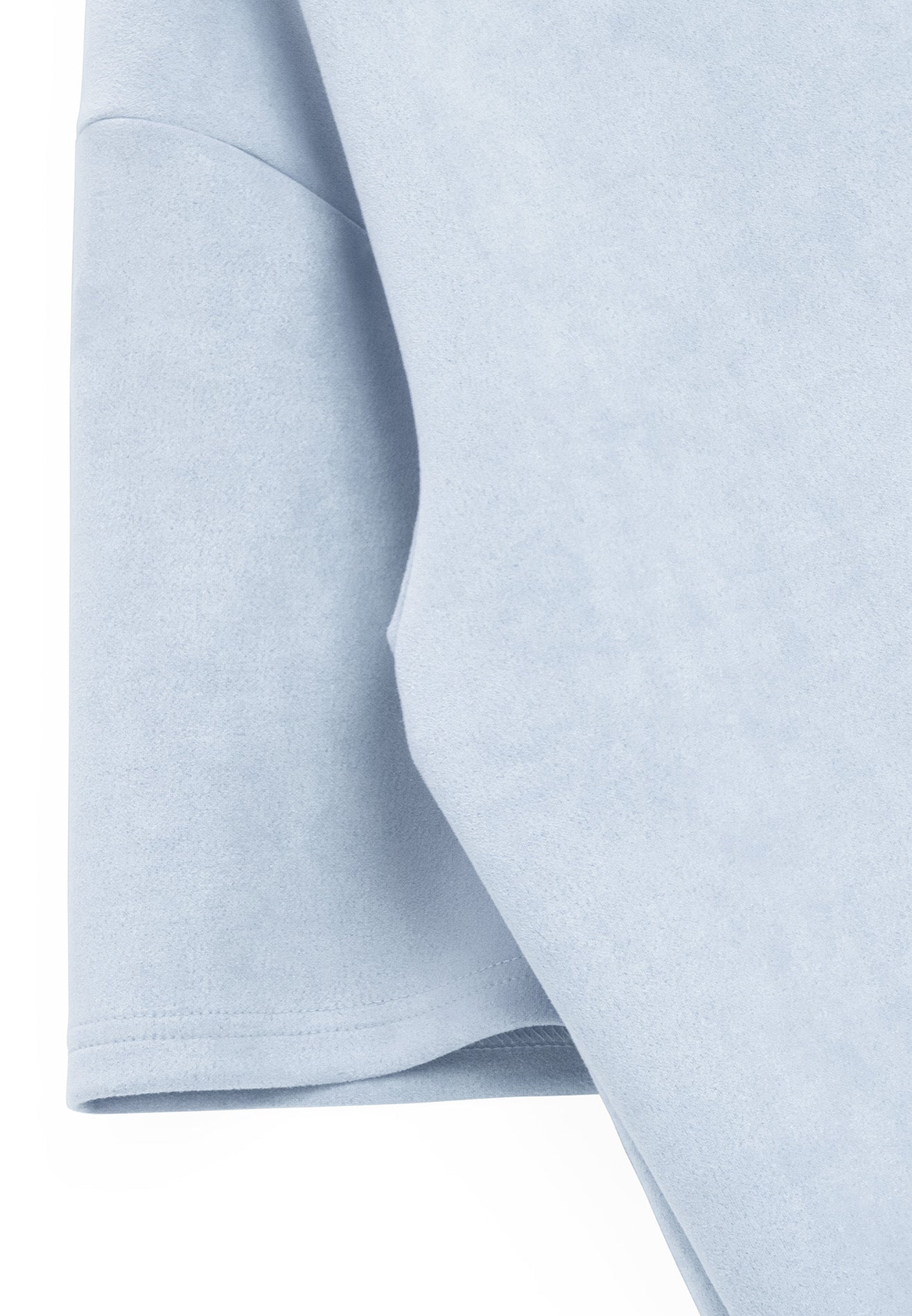 DRUM S. Velvety Oversized Tee- Light Blue