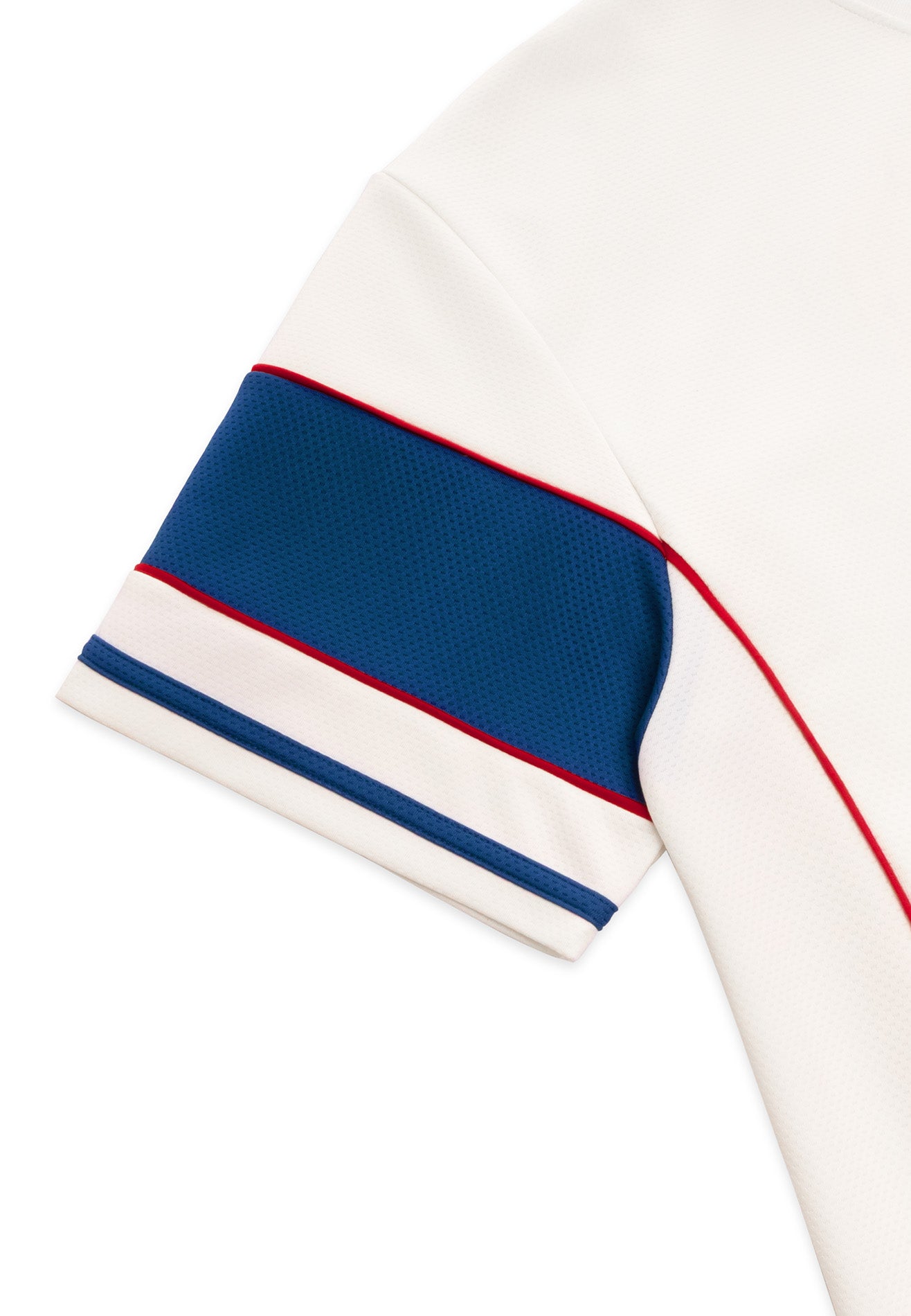 DRUM S. 68 Applique Embroidery Jersey Oversized Tee- White