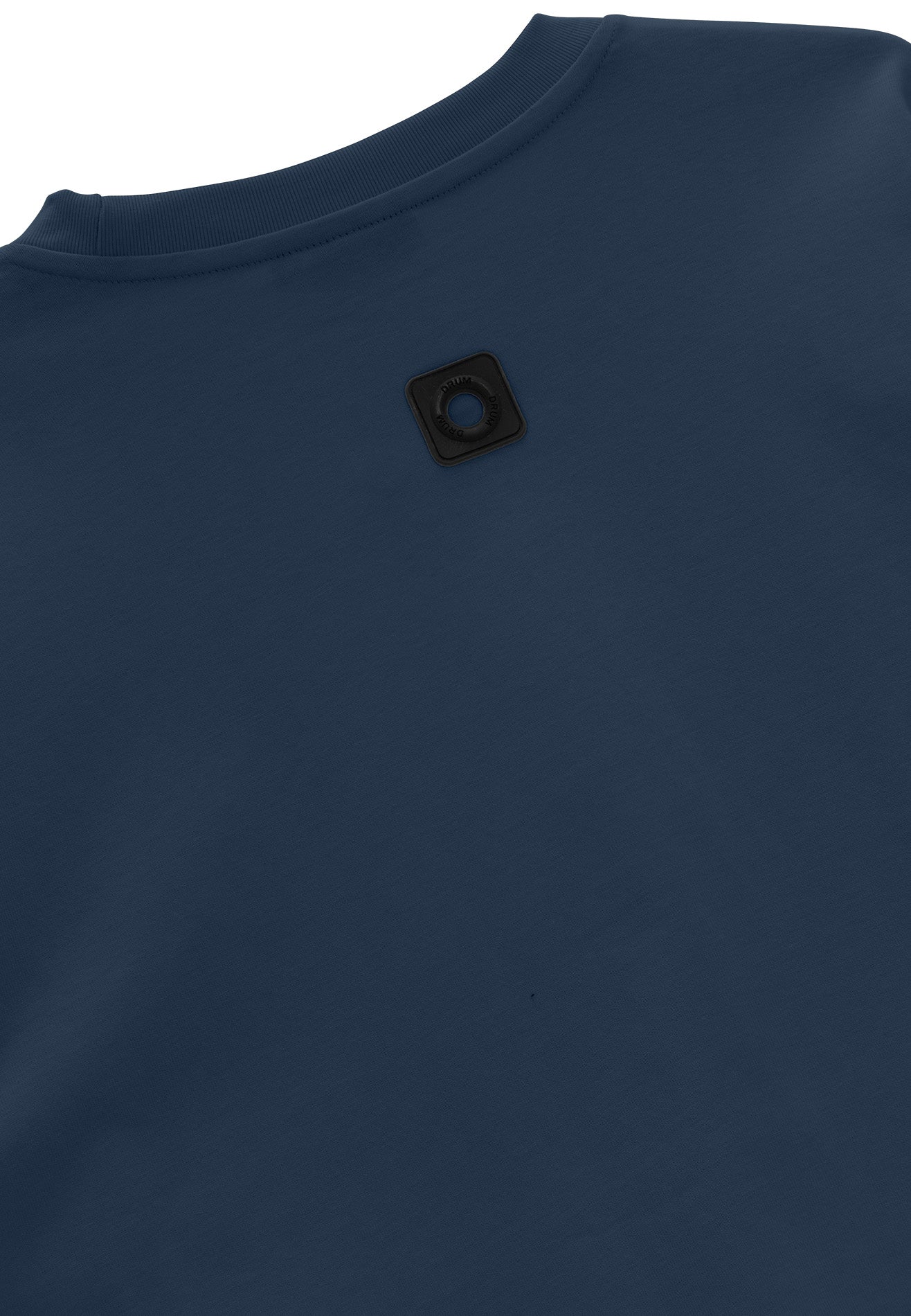 DRUM S. Applique Logo Oversized Boxy Tee- Navy