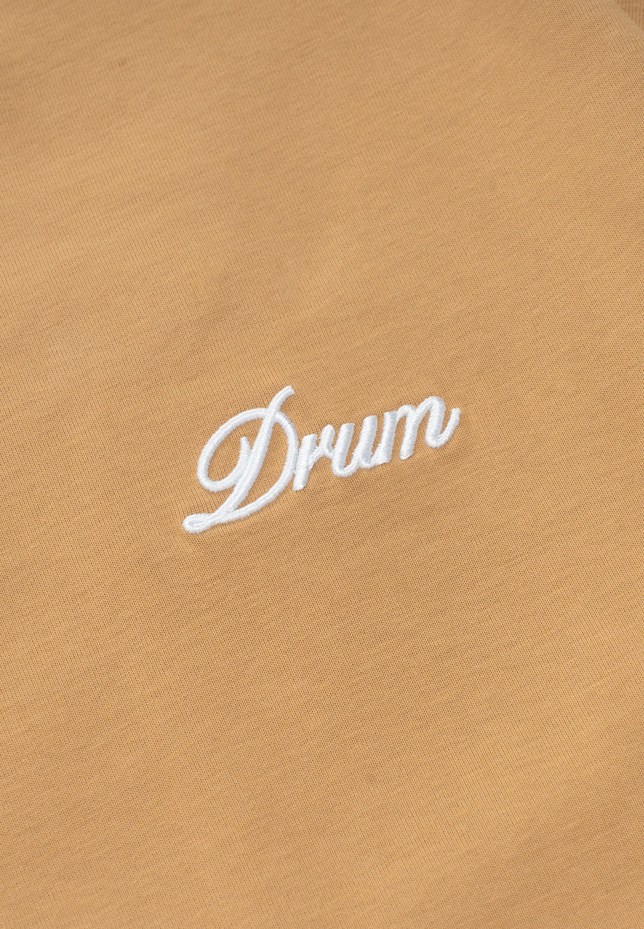 DRUM S. Beats Embossed Oversized Tee- Dark Khaki