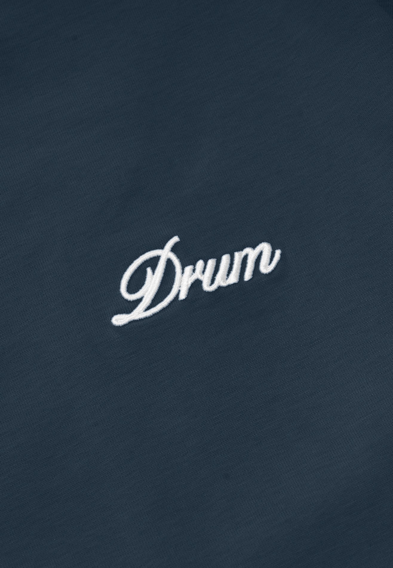 DRUM S. Beats Embossed Oversized Tee- Navy