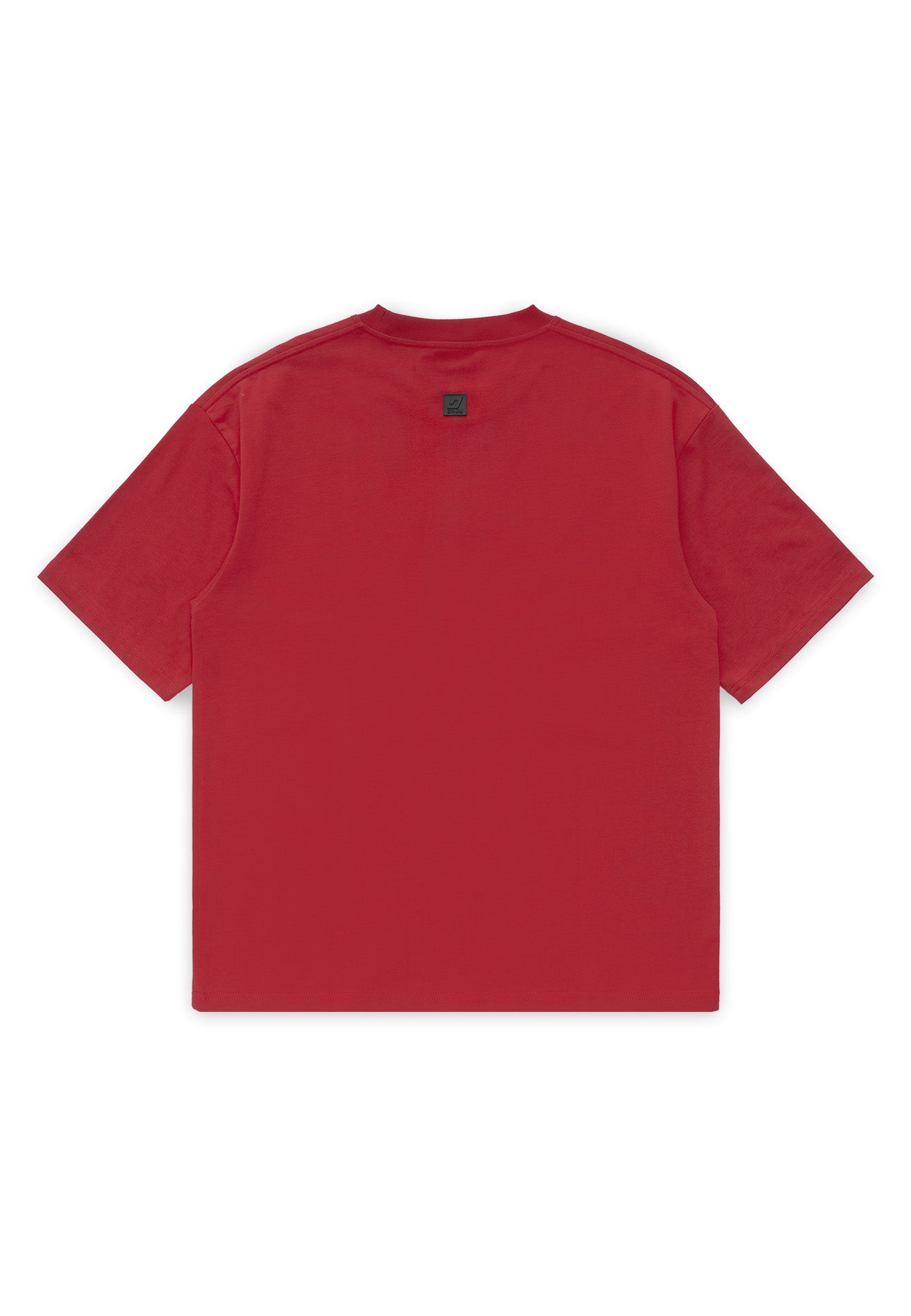 DRUM S. Logo 3D Embroidery Oversized Tee- Maroon