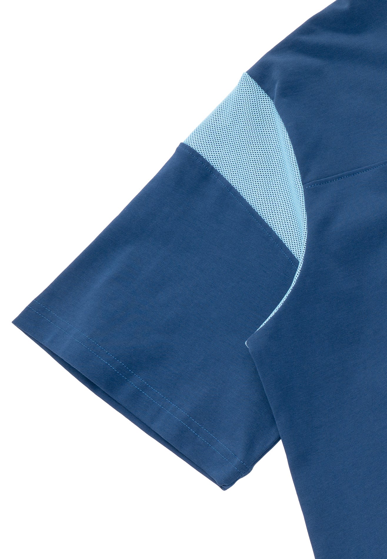 DRUM S. Applique Embroidery Oversized Boxy Tee- Navy