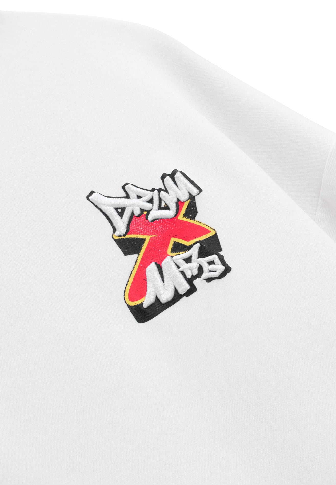 DRUM X MAQ I Got A Story Graffiti Oversized Tee- White