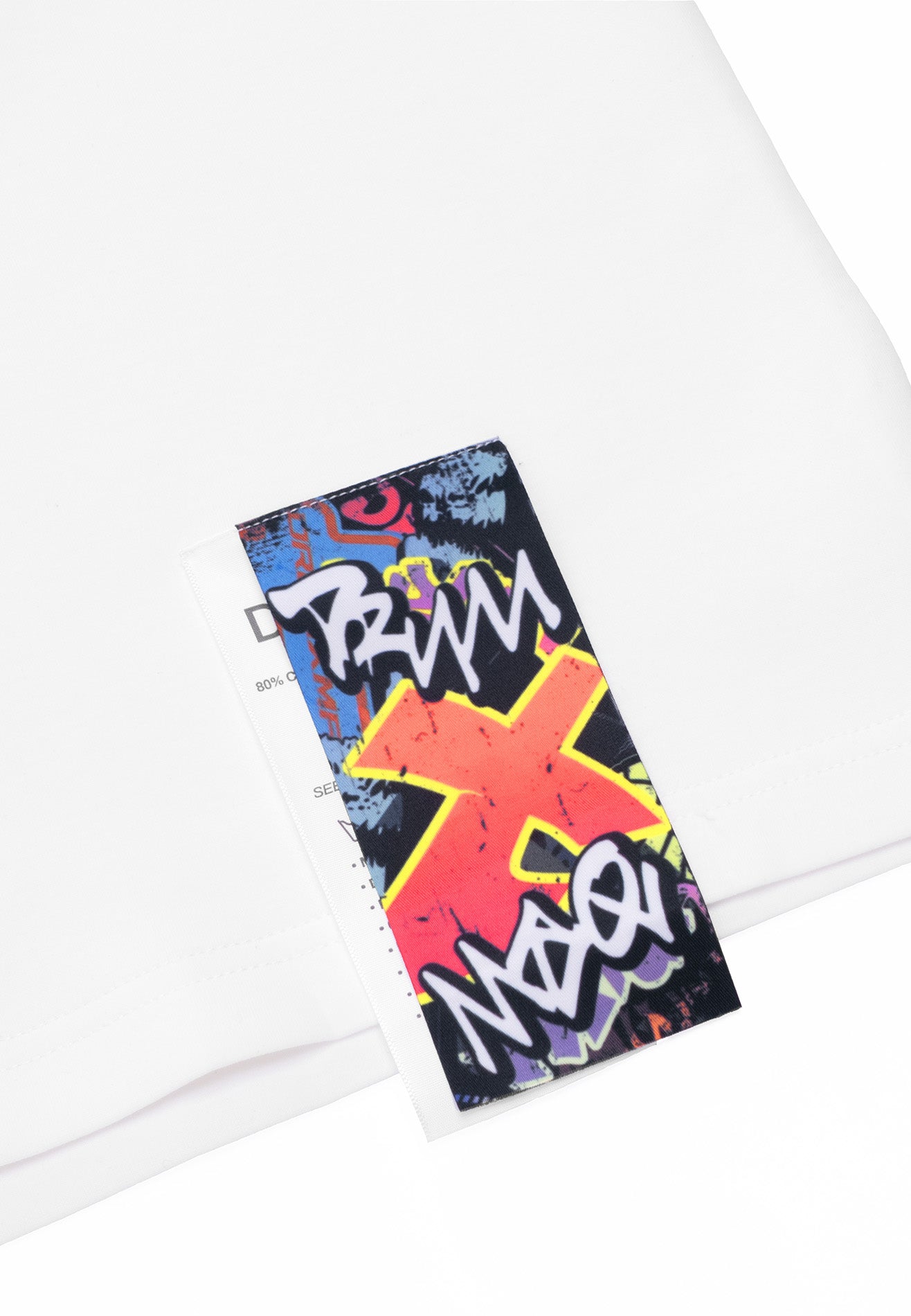 DRUM X MAQ I Got A Story Graffiti Oversized Tee- White