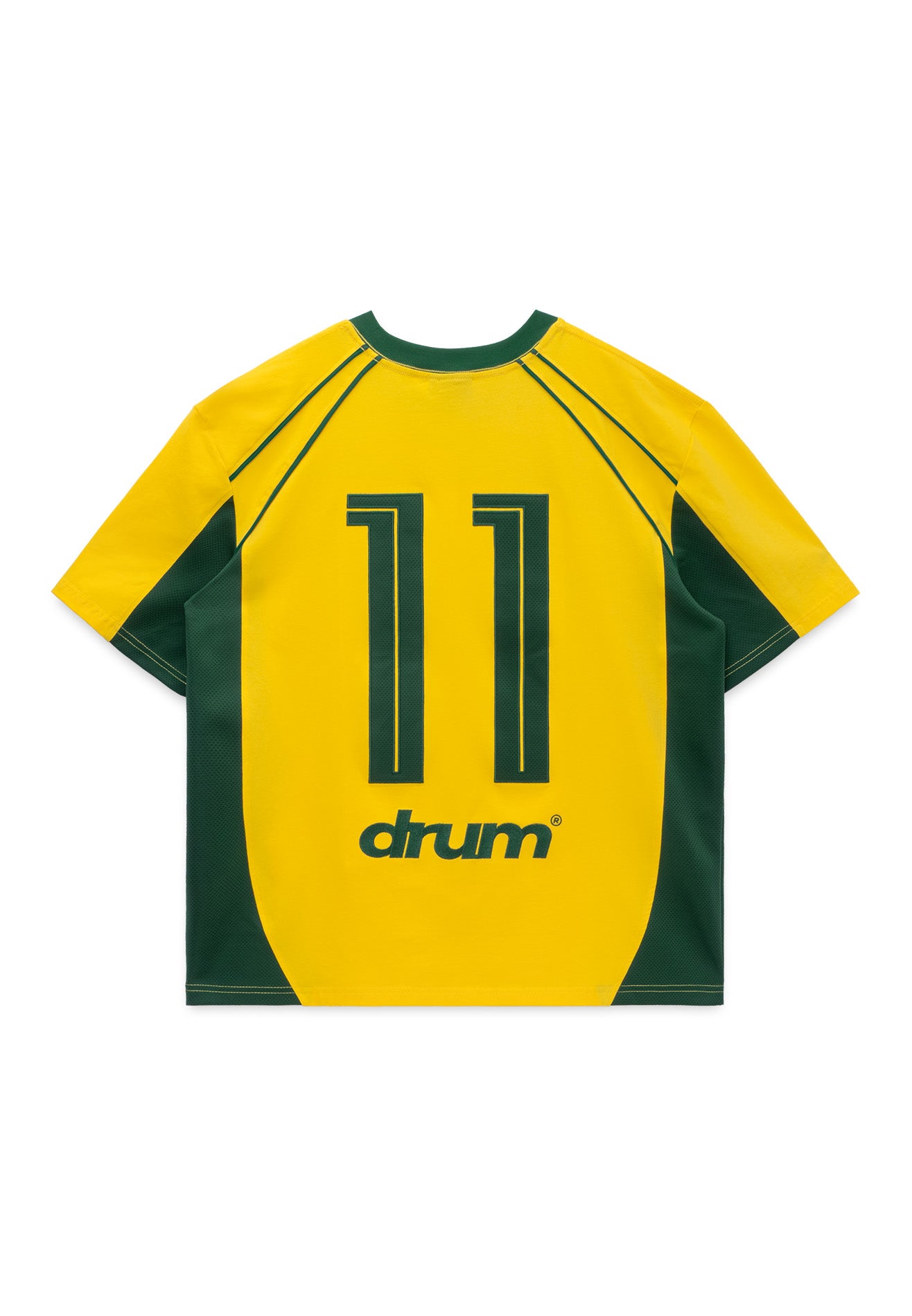 DRUM S. Football Collection No. 11 Oversized Tee - Yellow