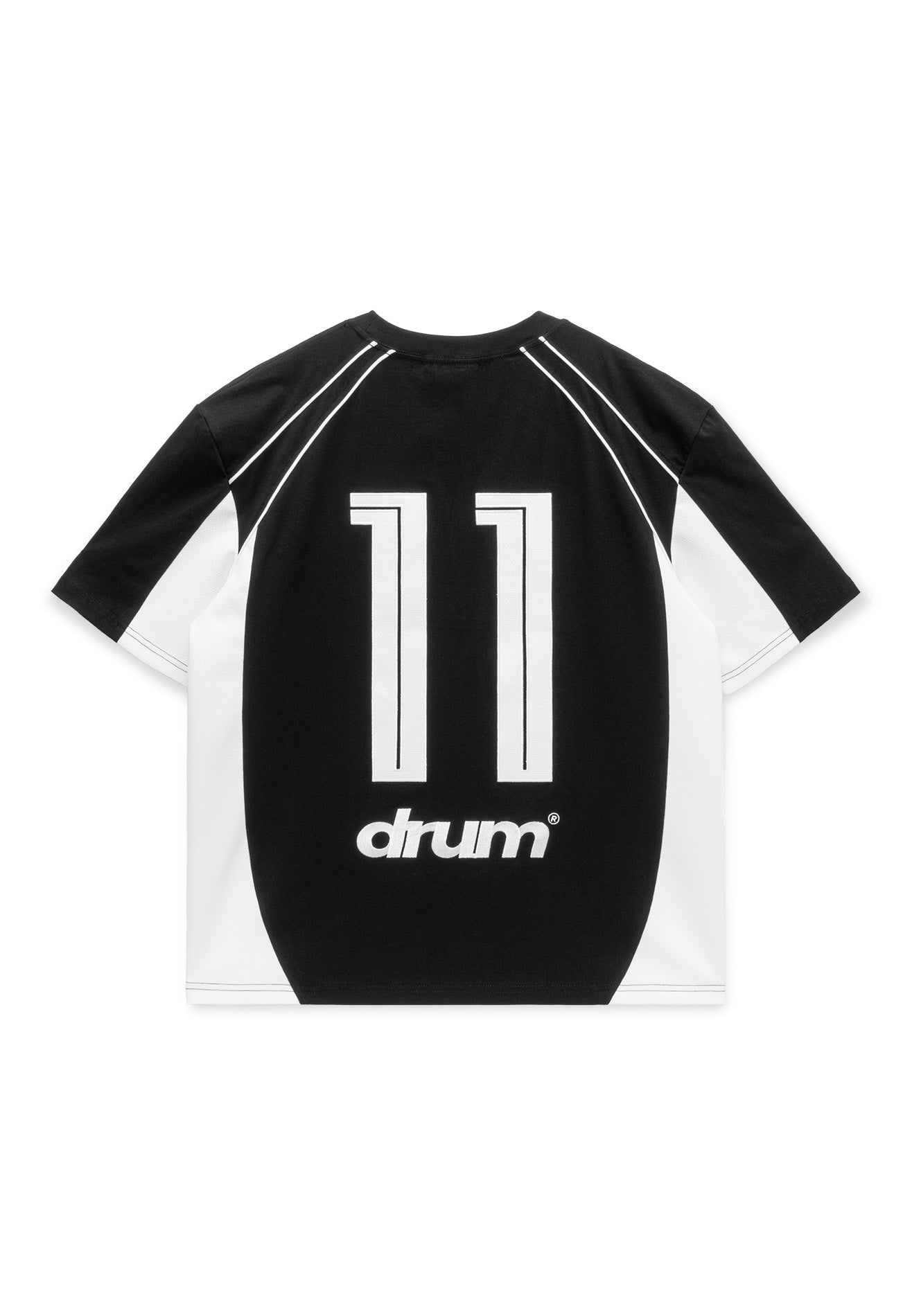 DRUM S. Football Collection No. 11 Oversized Tee - Black