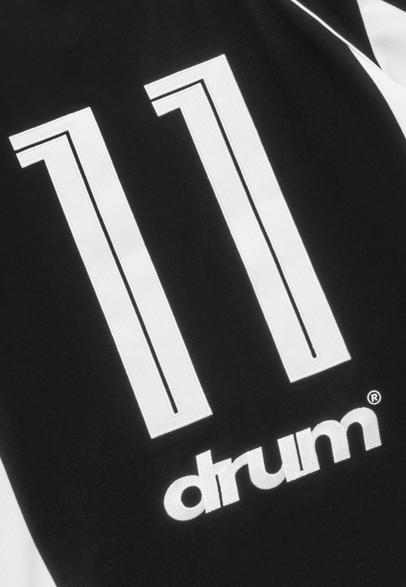 DRUM S. Football Collection No. 11 Oversized Tee - Black