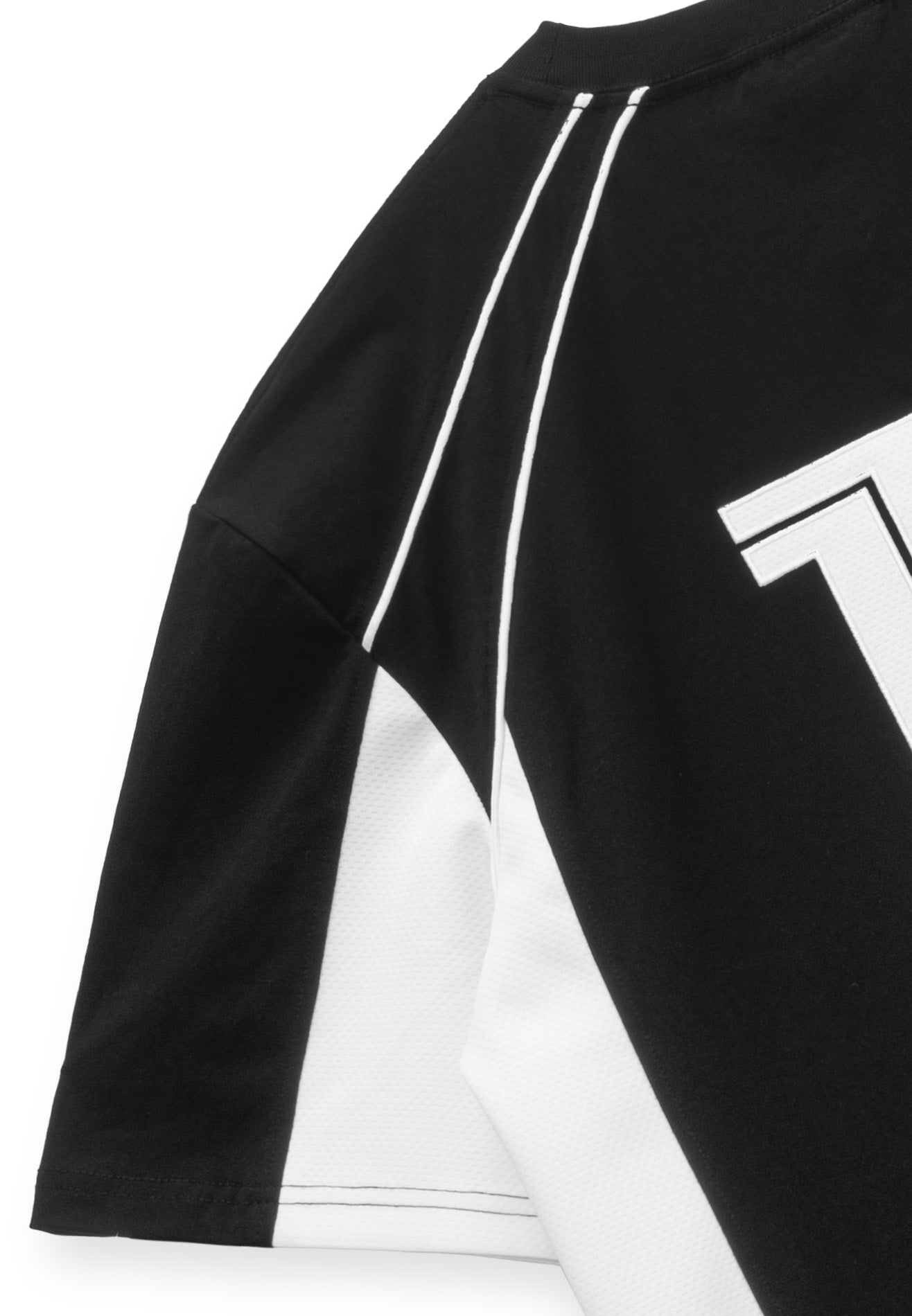 DRUM S. Football Collection No. 11 Oversized Tee - Black