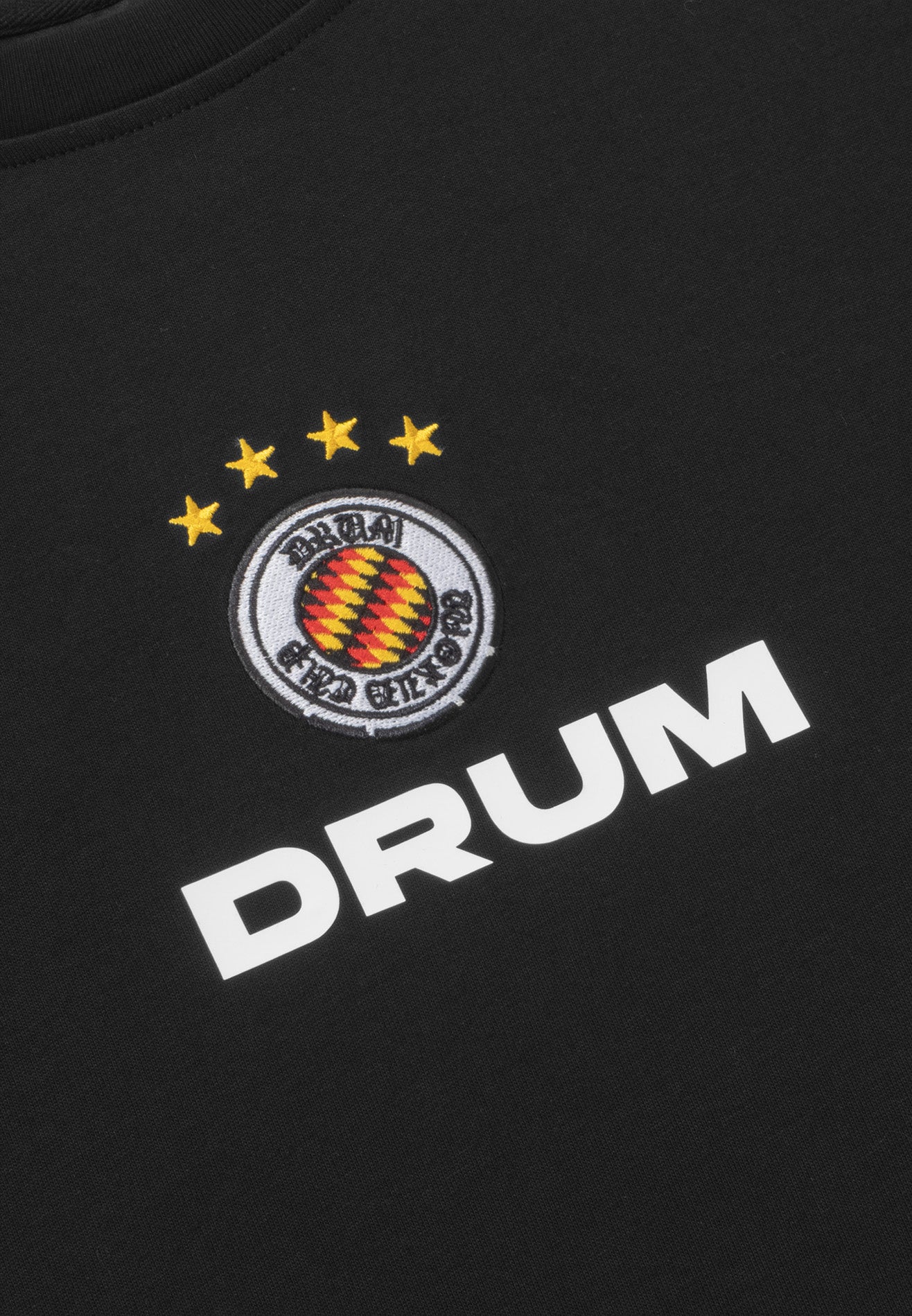 DRUM S. Football Collection No. 8 Oversized Tee - Black
