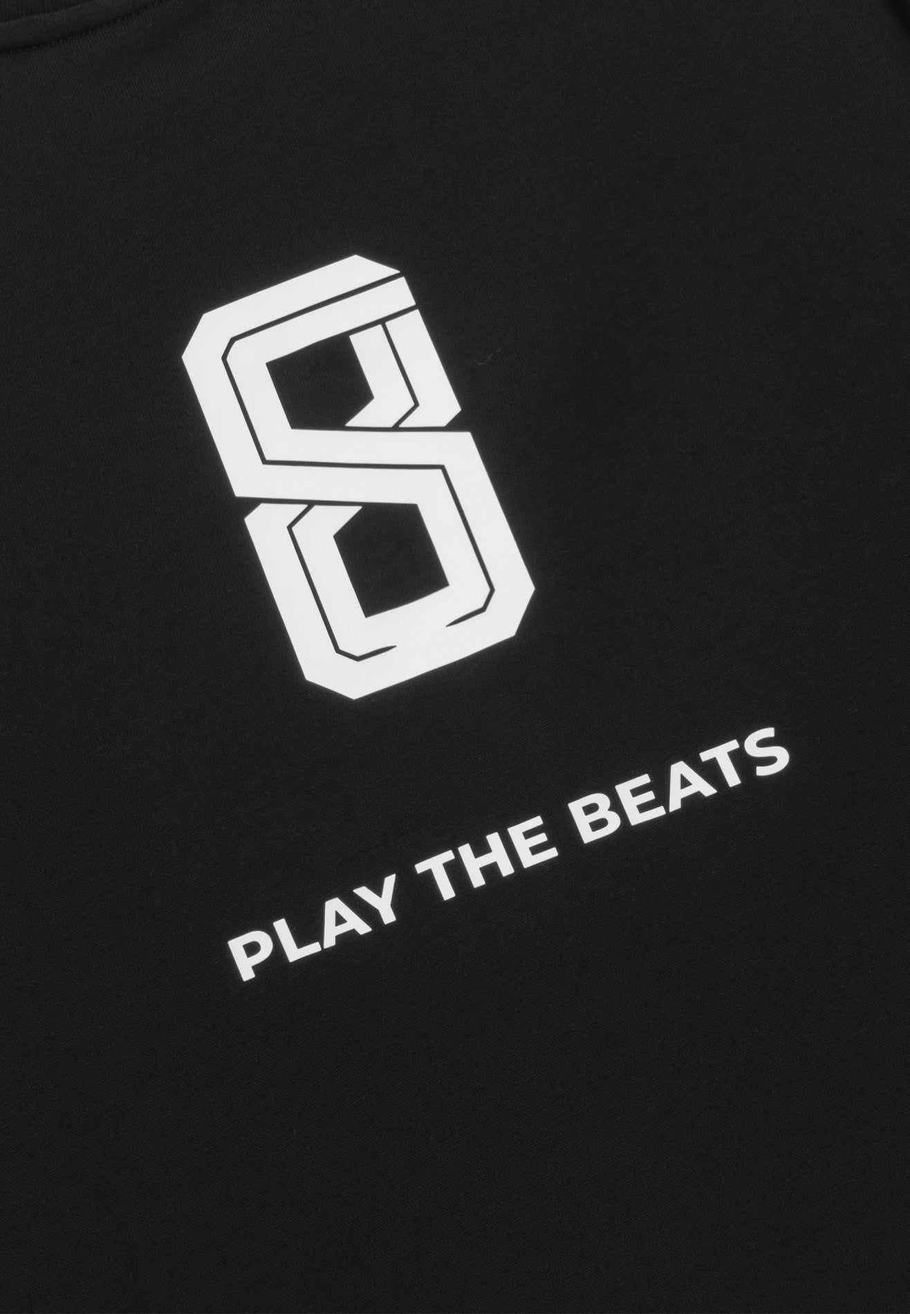 DRUM S. Football Collection No. 8 Oversized Tee - Black