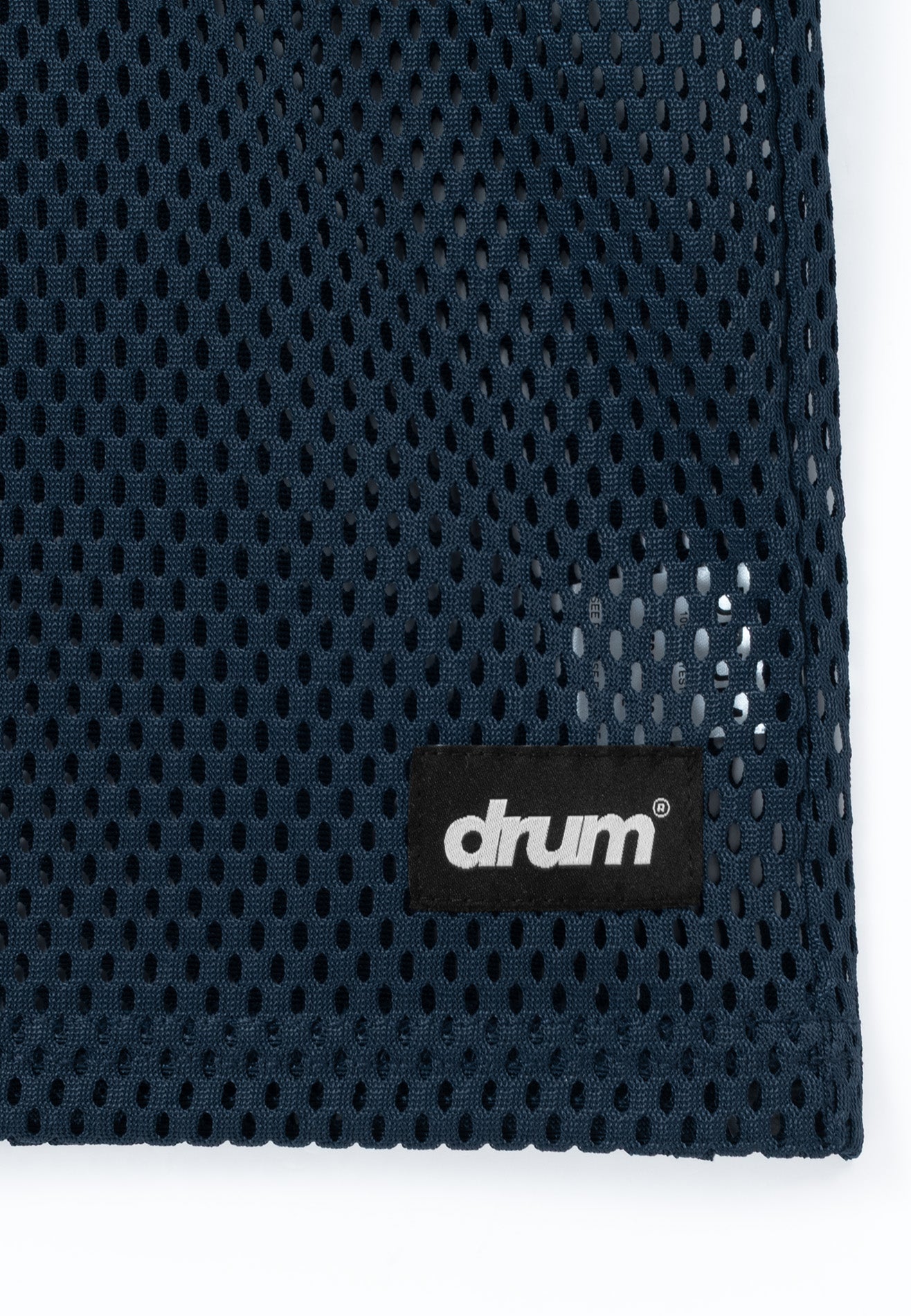 DRUM S. Football Collection No. 10 Oversized Boxy Mesh Tee - Navy