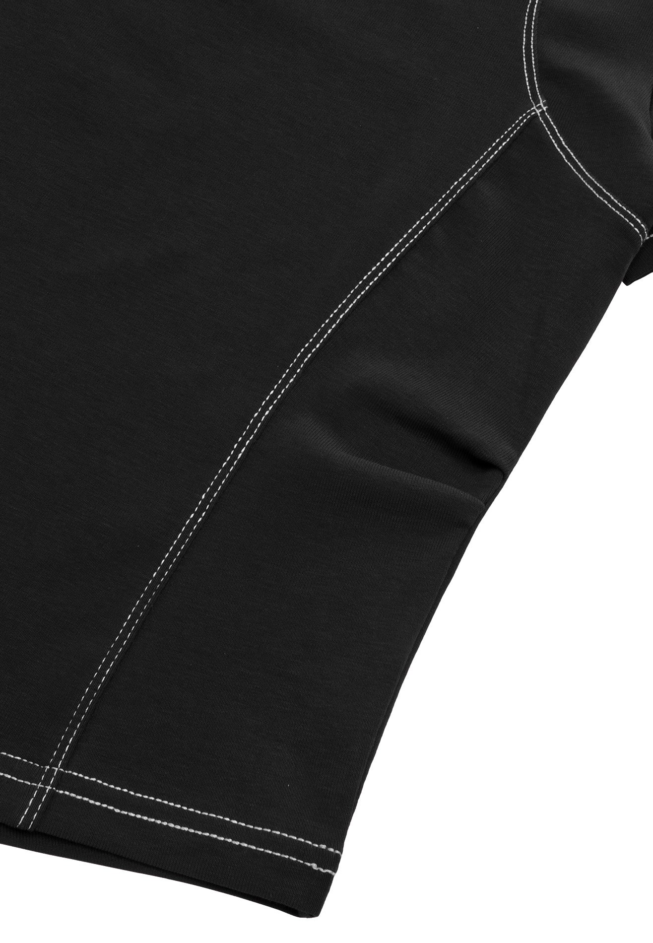 DRUM S. Ladies Lucky 8 Crop Top- Black