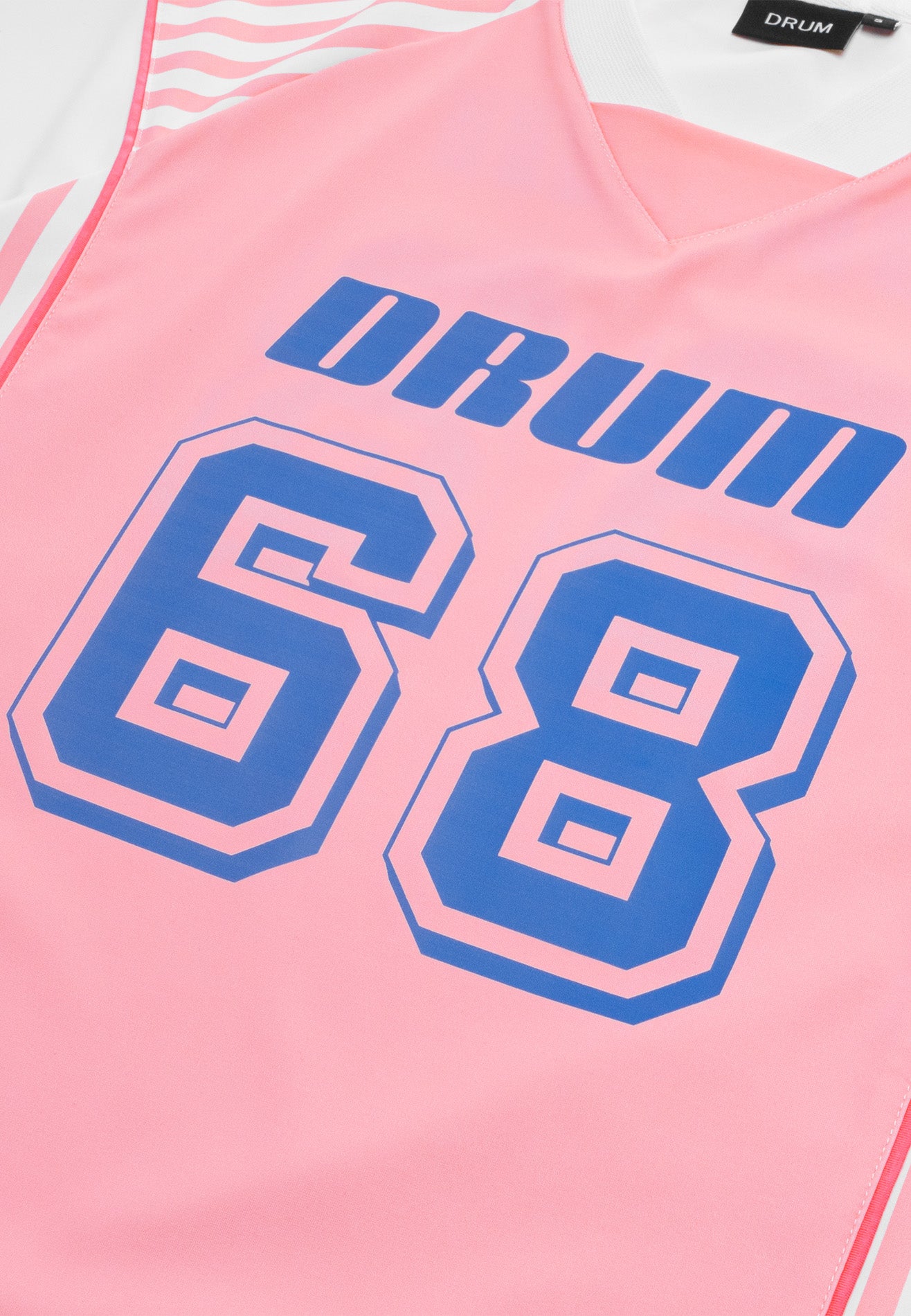 DRUM S. Ladies Digital Print Jersey Top - Pink