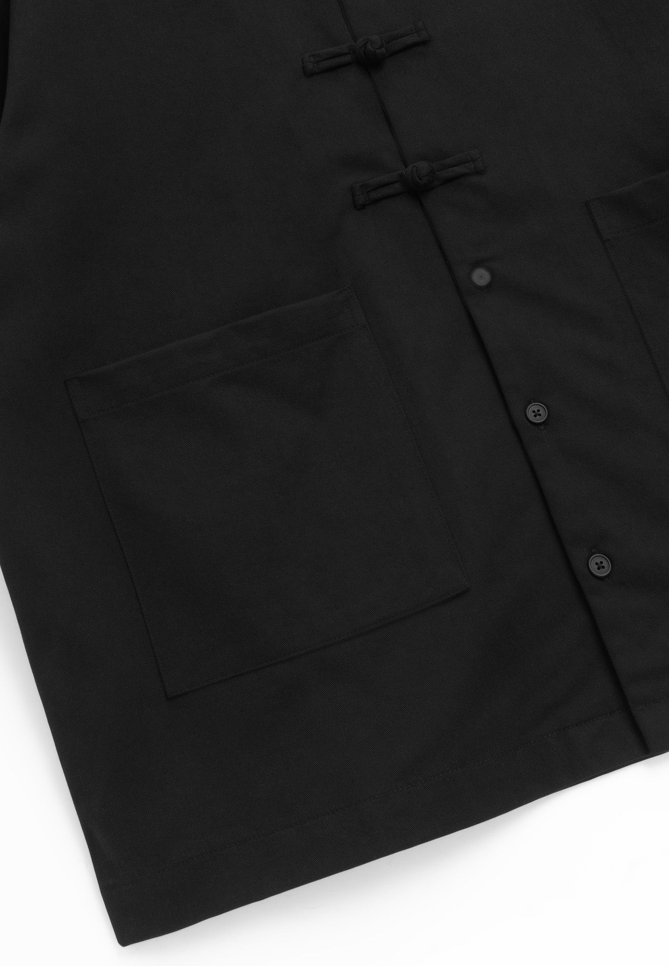 DRUM S. CNY Exclusive Short Sleeve Boxy Shirt- Black